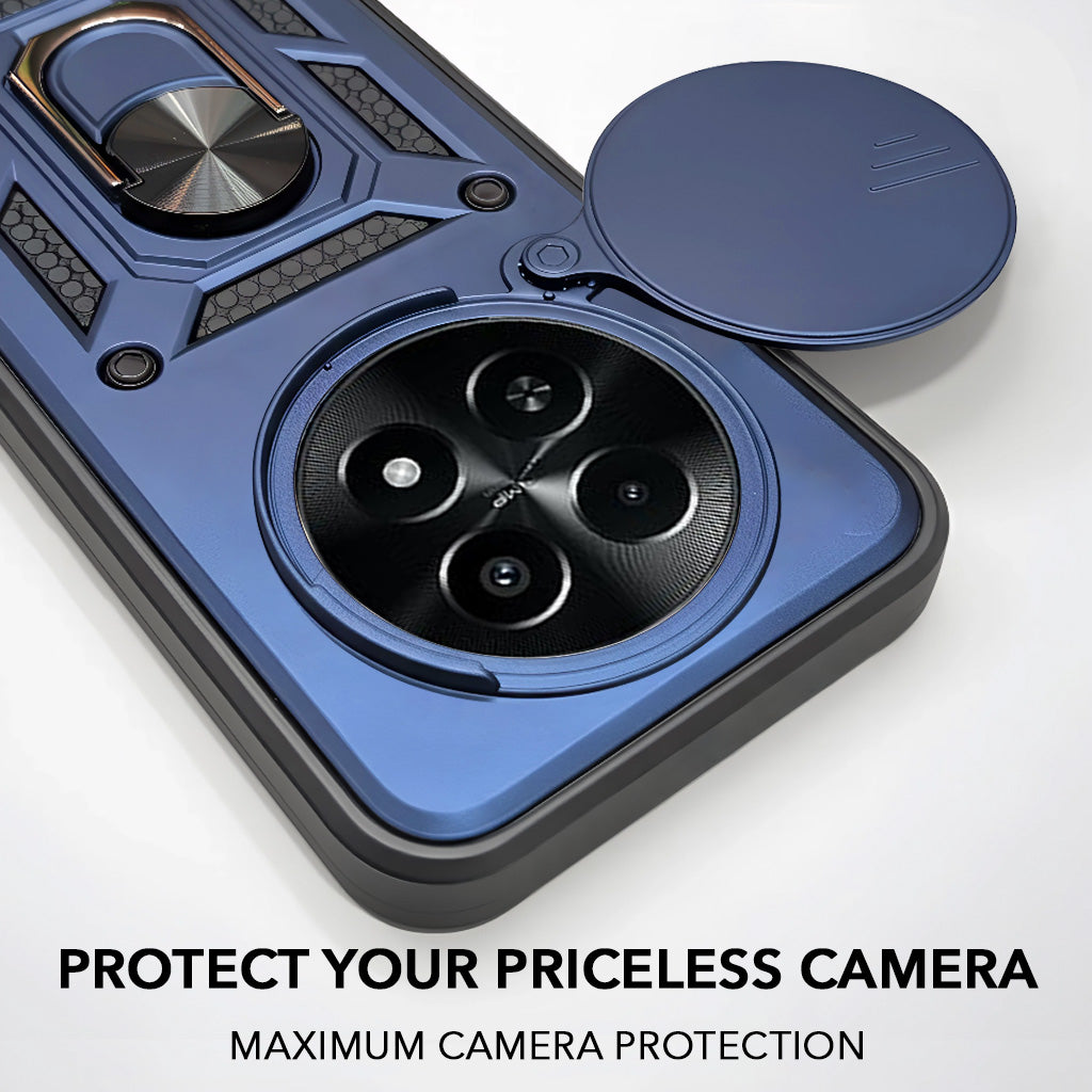 For Realme C65 5G Back Cover Case (Hybrid Dual Armor Polycarbonate)