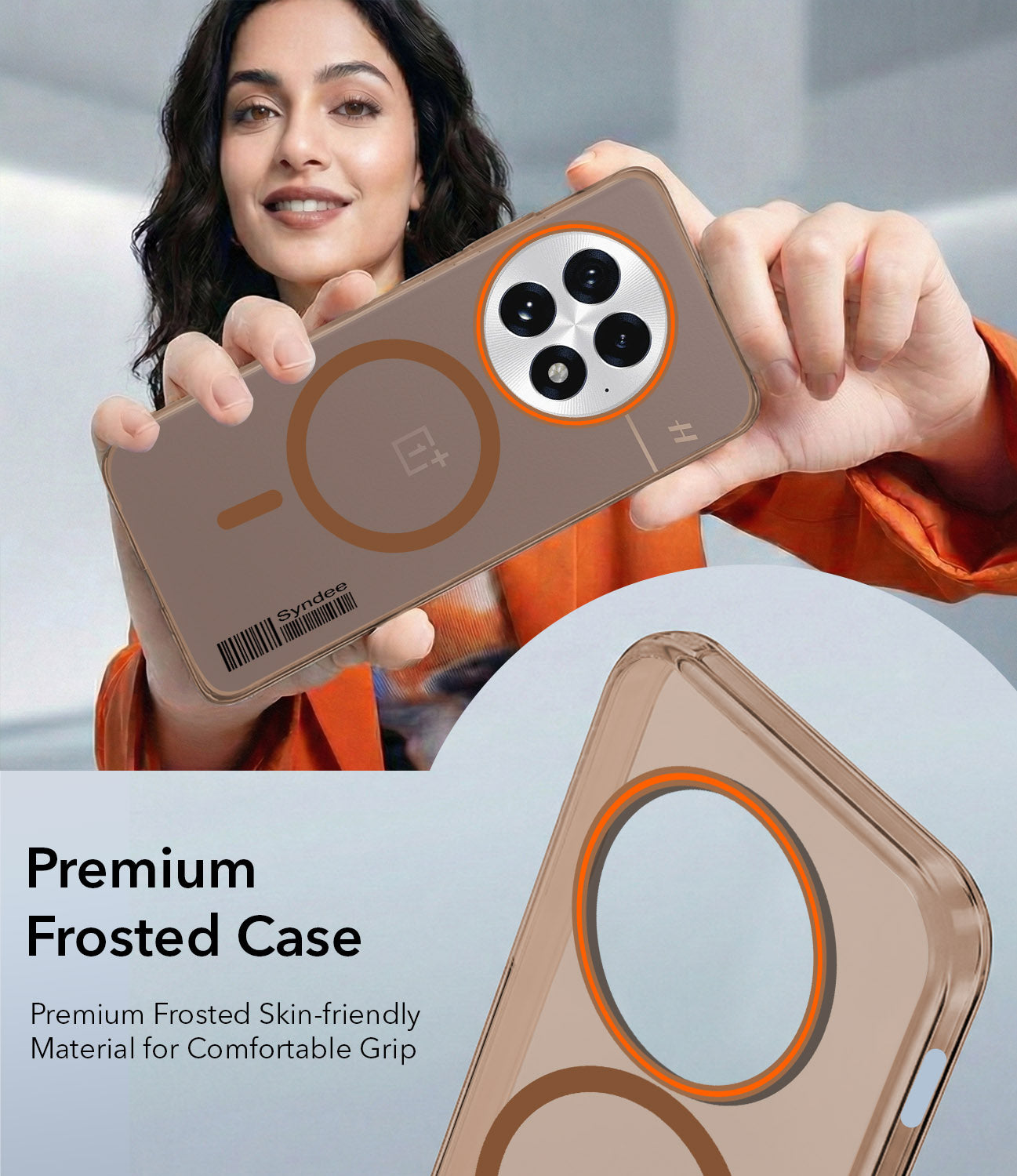 For OnePlus 13 Back Cover Case (Soft Touch | Camera Bump Protection | MagSafe Compatible | Matte Finish)