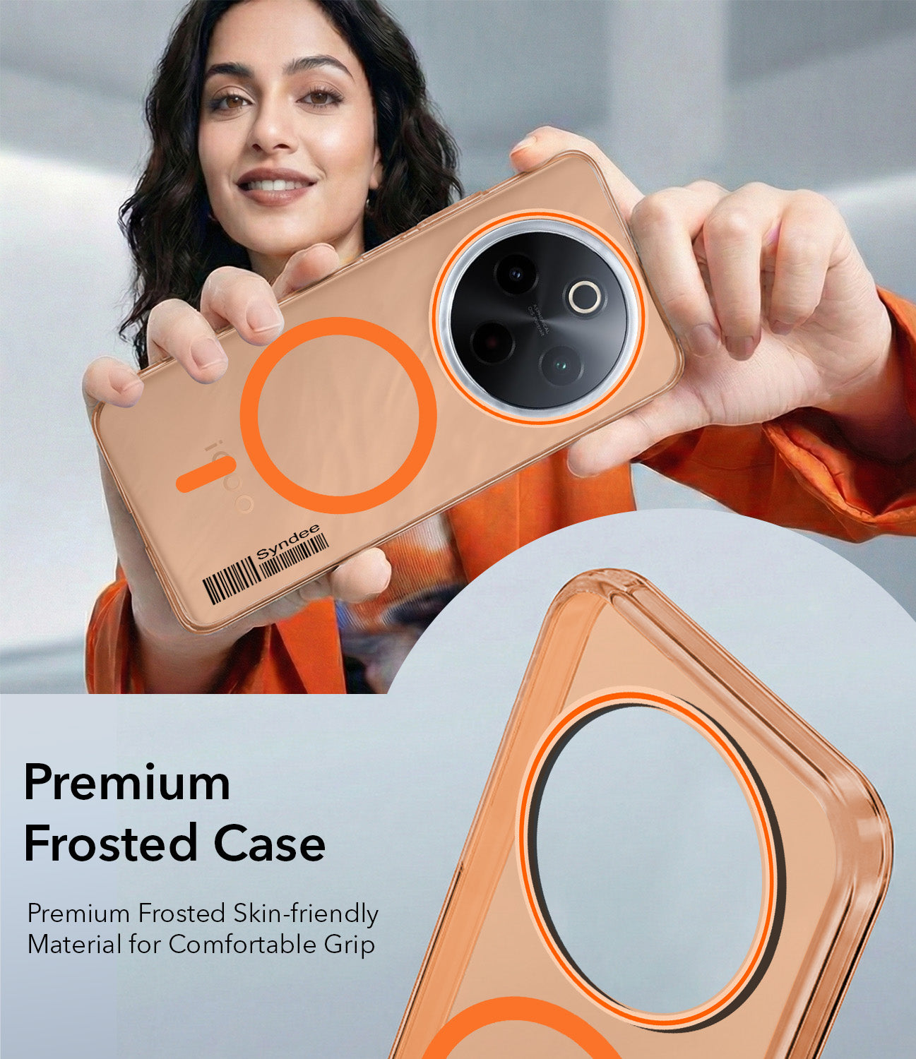 For Vivo iQOO Z10 Back Cover Case (Soft Touch | Camera Bump Protection | MagSafe Compatible | Matte Finish)