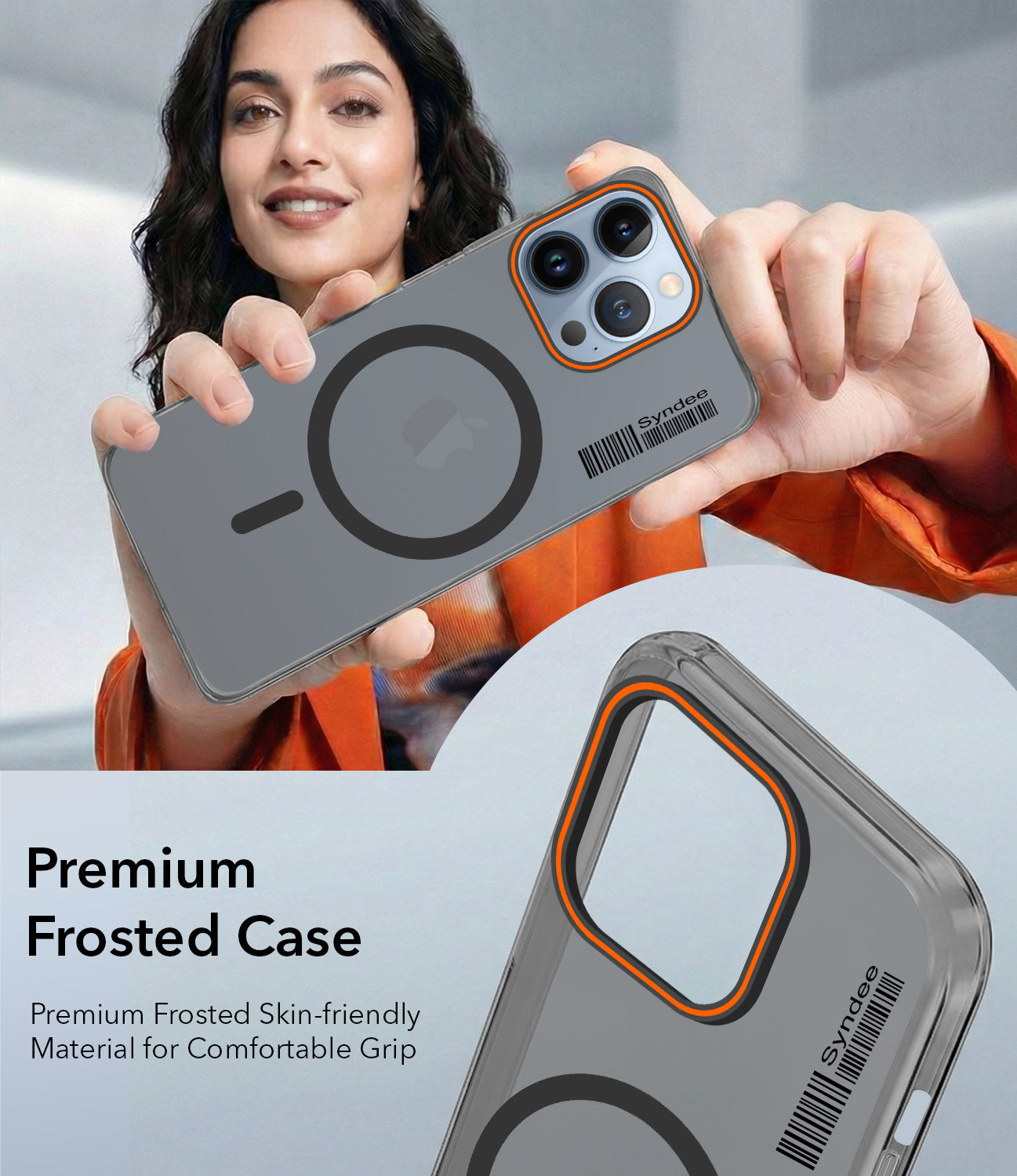 For Apple iPhone 13 Pro Back Cover Case (Soft Touch | Camera Bump Protection | MagSafe Compatible | Matte Finish)