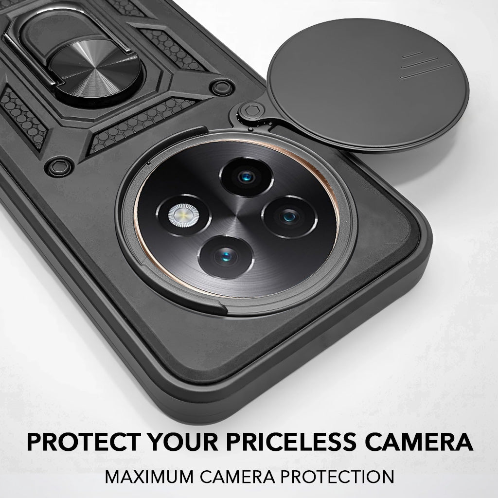 For Realme 13 Plus Back Cover Case  (Hybrid Dual Armor Polycarbonate)
