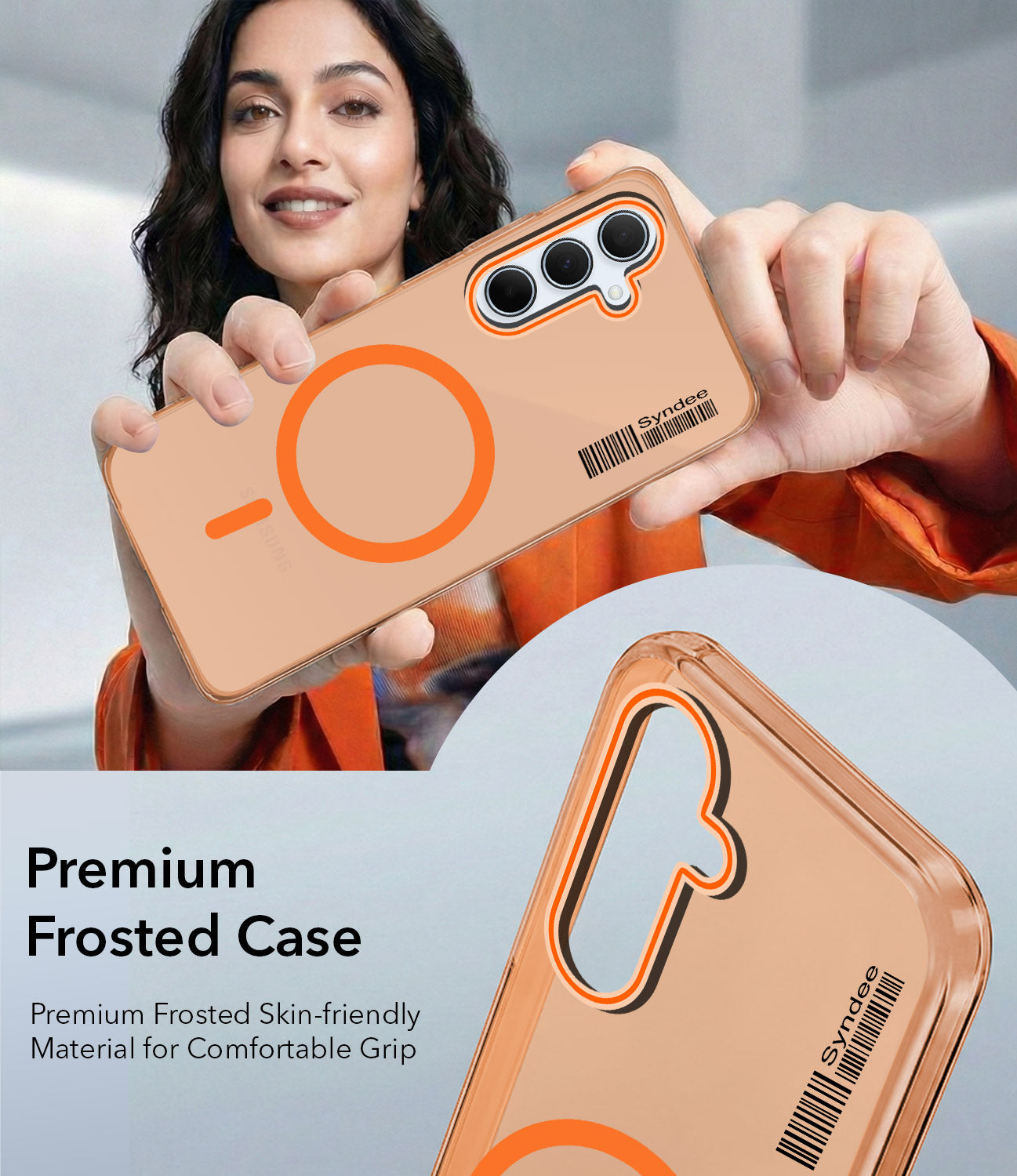 For Samsung Galaxy A35 5G Back Cover Case (Soft Touch | Camera Bump Protection | MagSafe Compatible | Matte Finish)