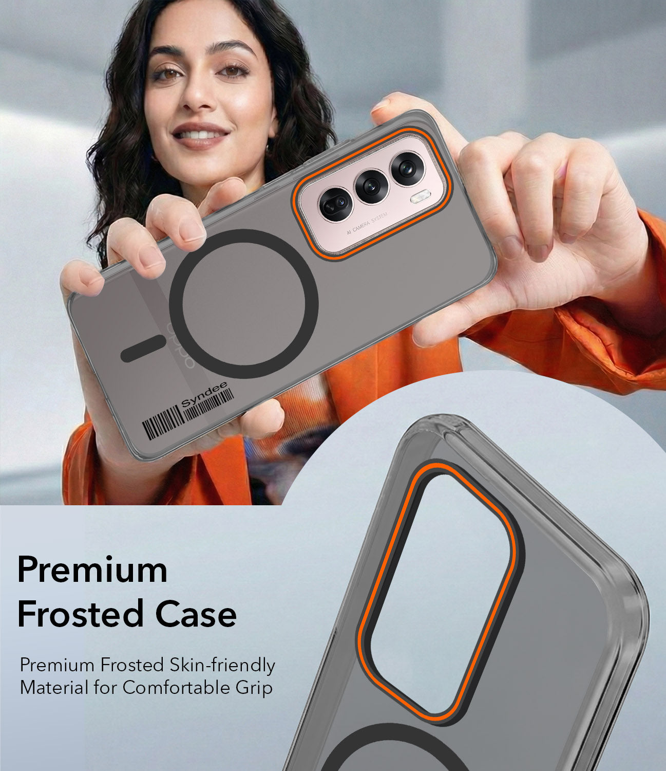 For Oppo Reno12 Pro 5G | Oppo Reno 12 Pro 5G Back Cover Case (Soft Touch | Camera Bump Protection | MagSafe Compatible | Matte Finish)