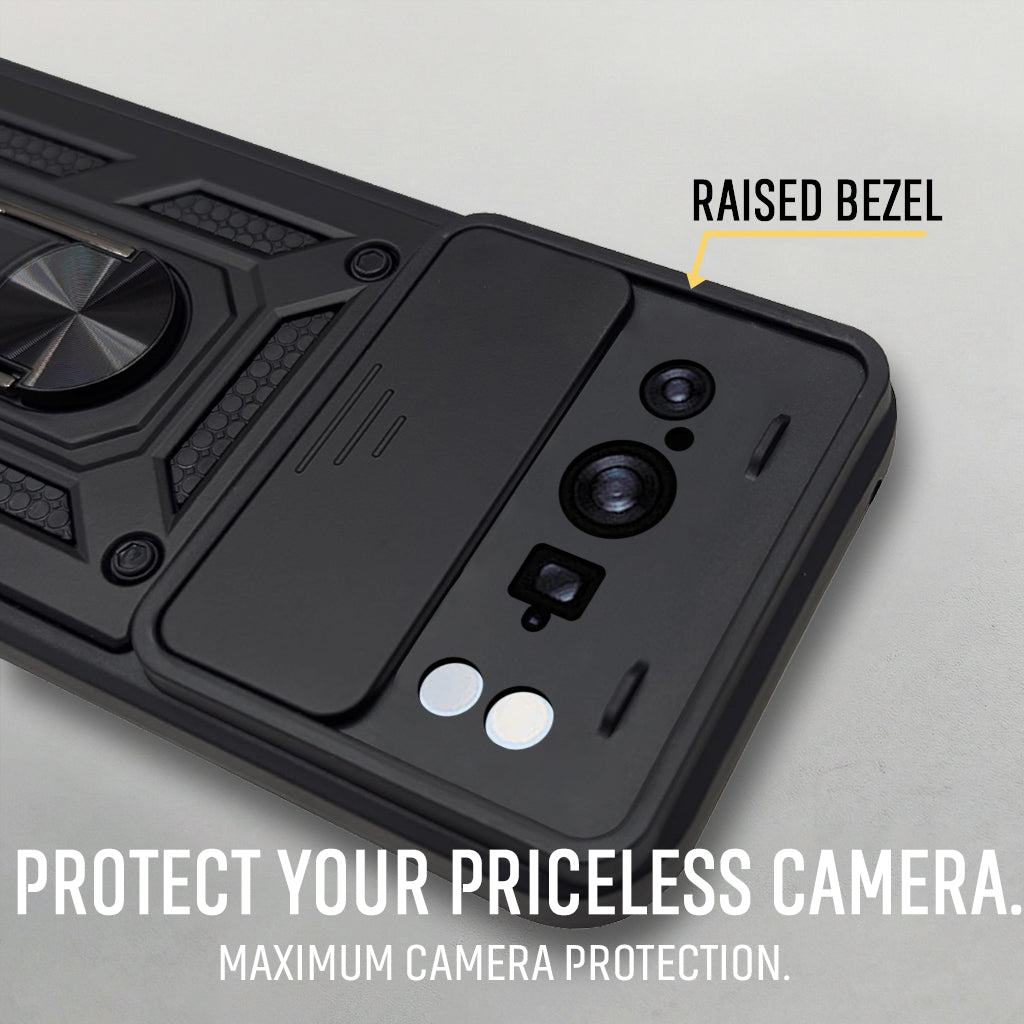 For Google Pixel 8 Pro Back Cover Case (Hybrid Dual Armor Polycarbonate)