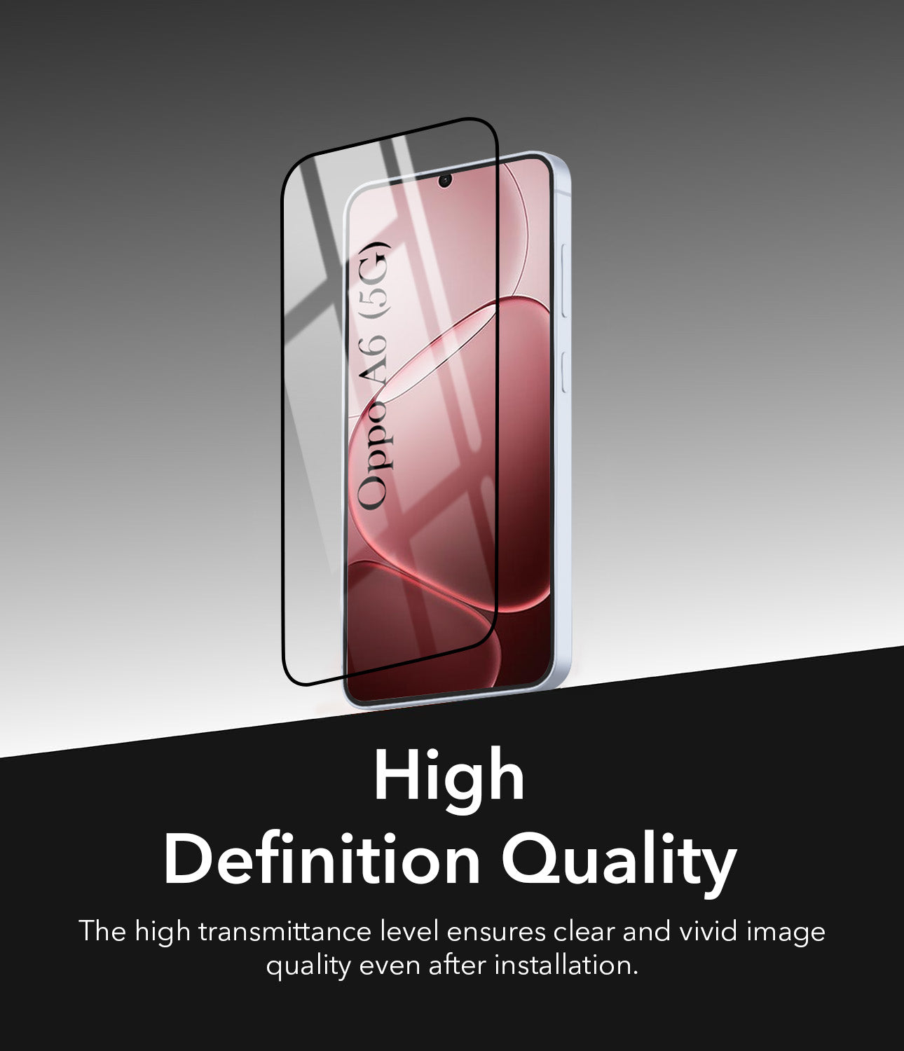 (Pack of 2) Tempered Glass For Oppo A6 5G Military-Grade Gorilla Screen Protector With Installation Kit | Shatterproof, Full Coverage, HD Clear, Scratch Resistant