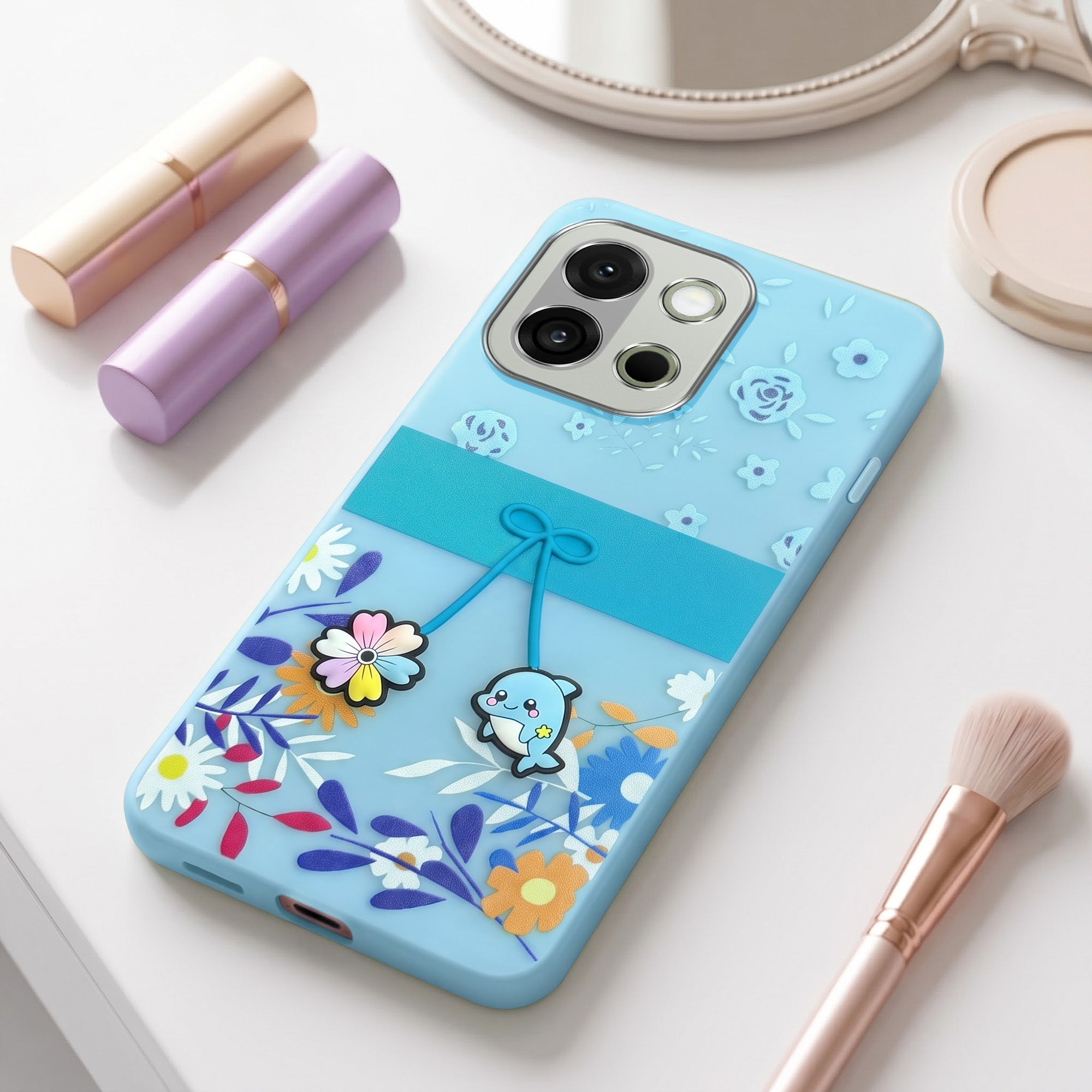 For OnePlus 13S Back Cover Case (3D Cute Cartoons | Hard Back Side Soft | Matte Premium Finish | HD Printing)