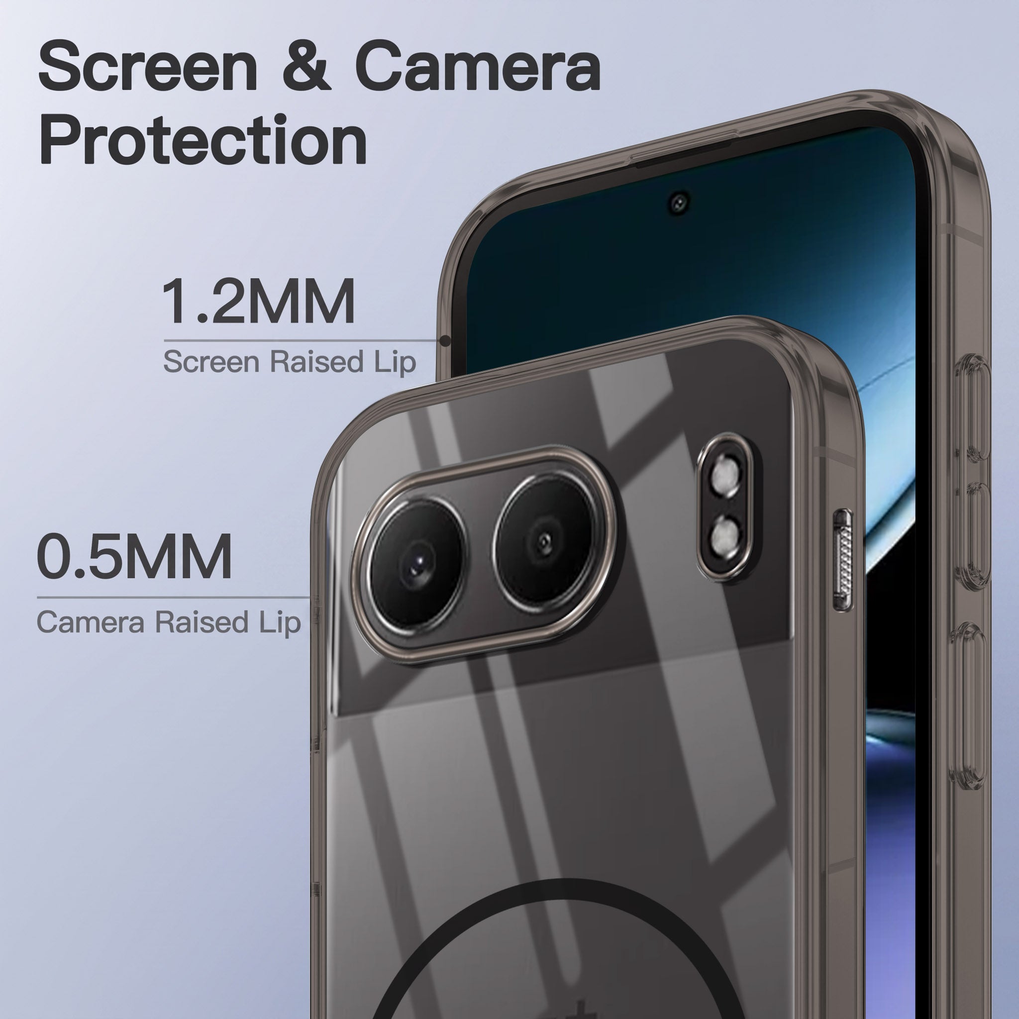For Oneplus Nord 4 Back Case Cover Crystal Anti Yellow (Unbreakable PC | MagSafe Wireless Charging Support |Camera Protection Bump)