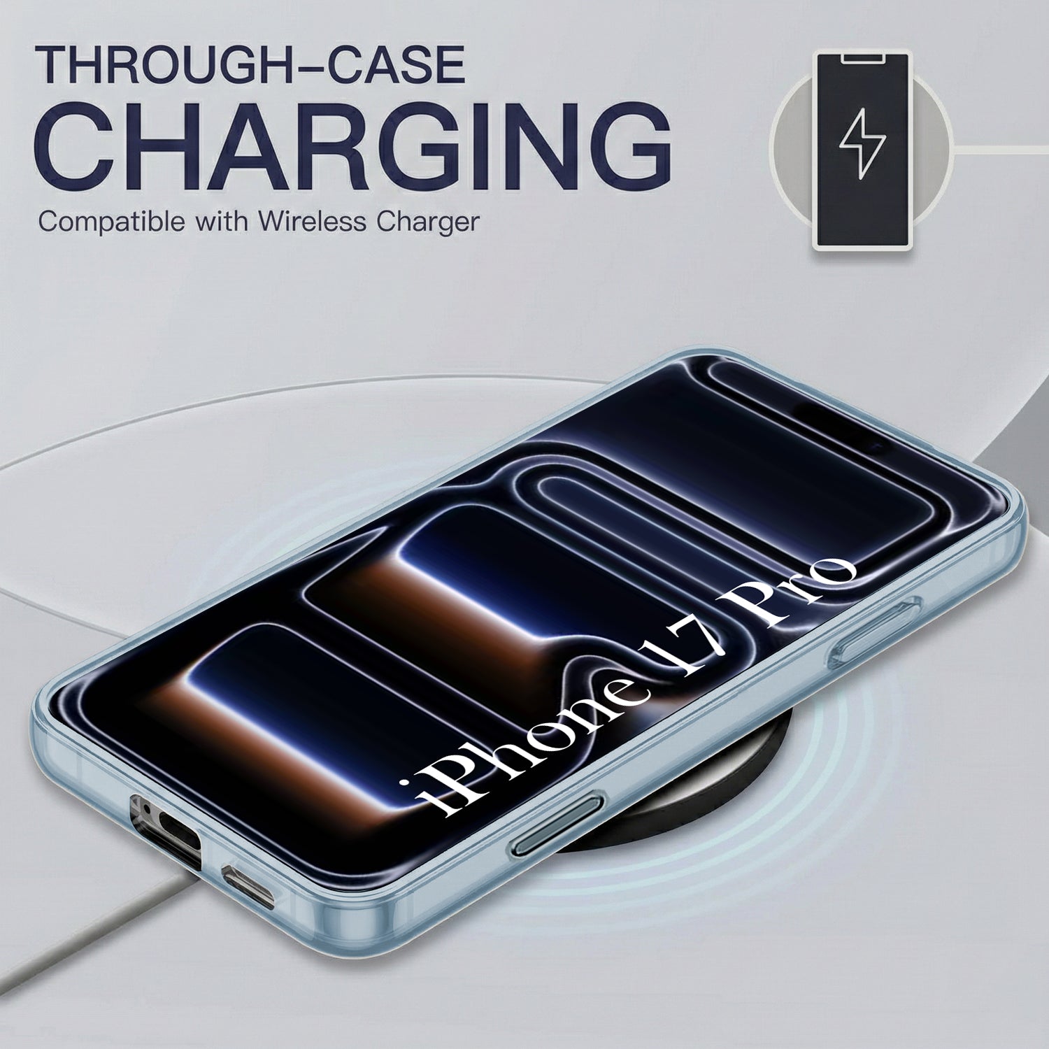 For Apple iPhone 17 Pro Back Cover Case Silicone (Slim Paper Thin | Camera Protection Bump | Minimalist Professional | Soft Flexible)