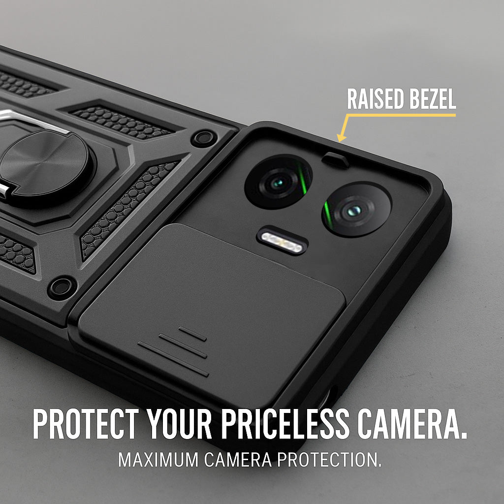 For Xiaomi Poco F7 5G Back Cover Case (Hybrid Dual Armor Polycarbonate)