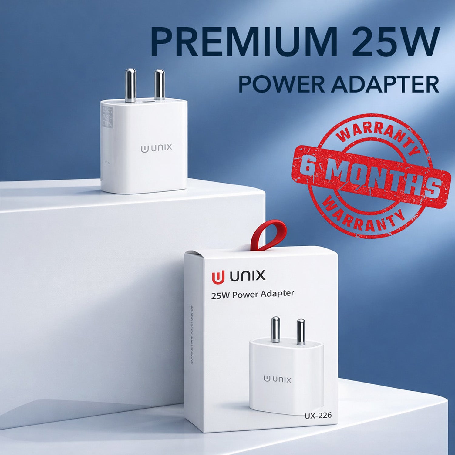 25W Fast Charging Adapter | USB-C Type Charger Up to 3X Faster