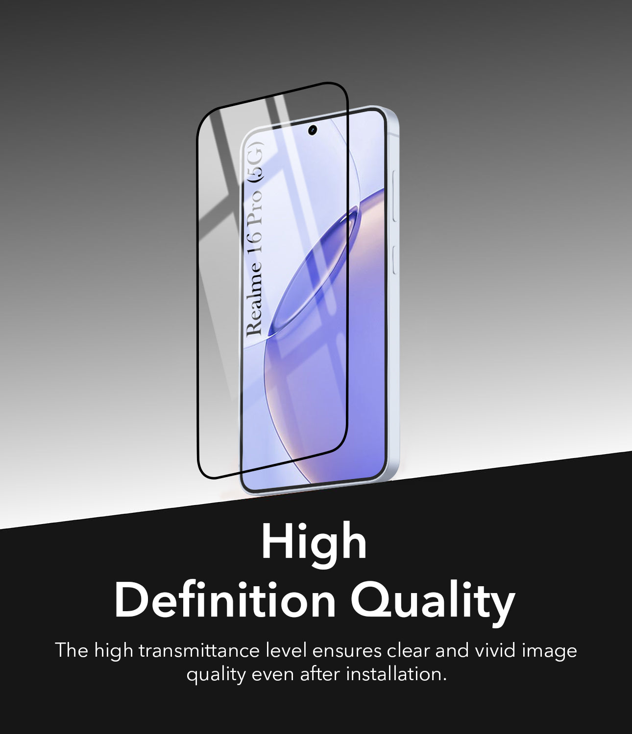 (Pack of 2) Tempered Glass For Realme 16 Pro Military-Grade Gorilla Screen Protector With Installation Kit | Shatterproof, Full Coverage, HD Clear, Scratch Resistant