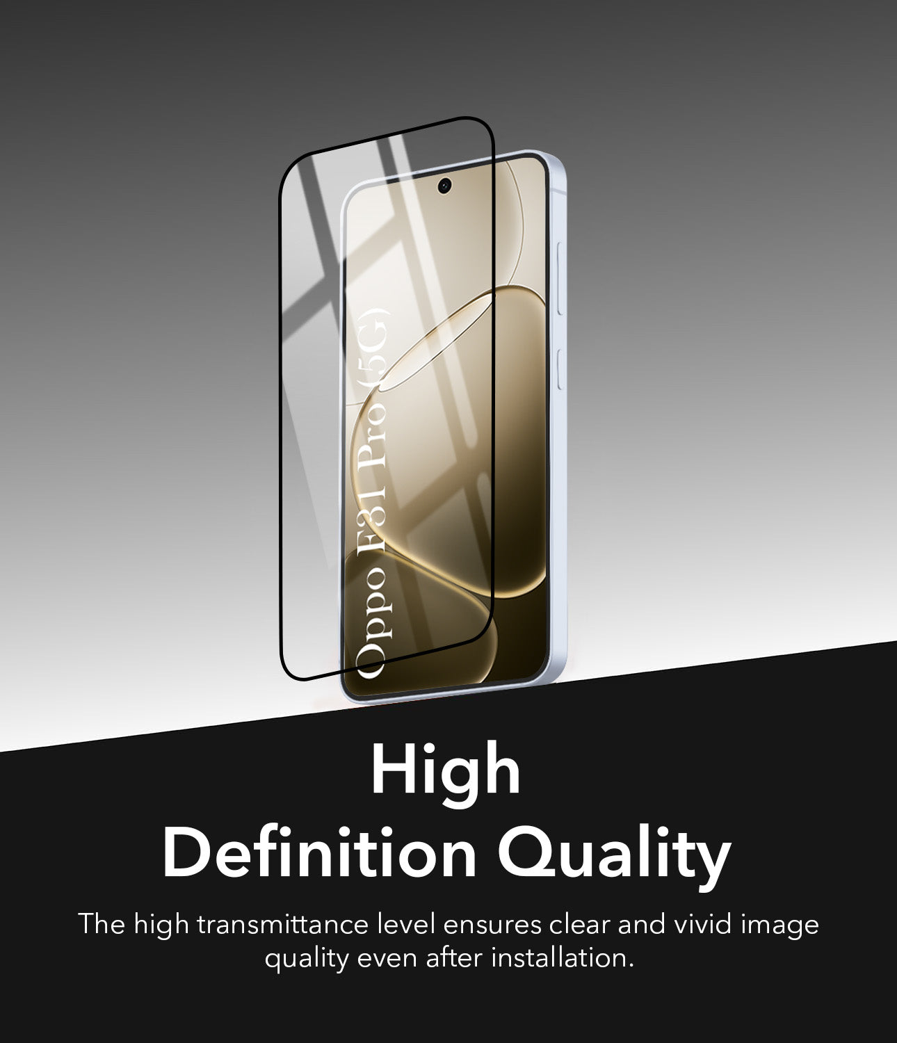 (Pack of 2) Tempered Glass For Oppo F31 Pro Military-Grade Gorilla Screen Protector With Installation Kit | Shatterproof, Full Coverage, HD Clear, Scratch Resistant