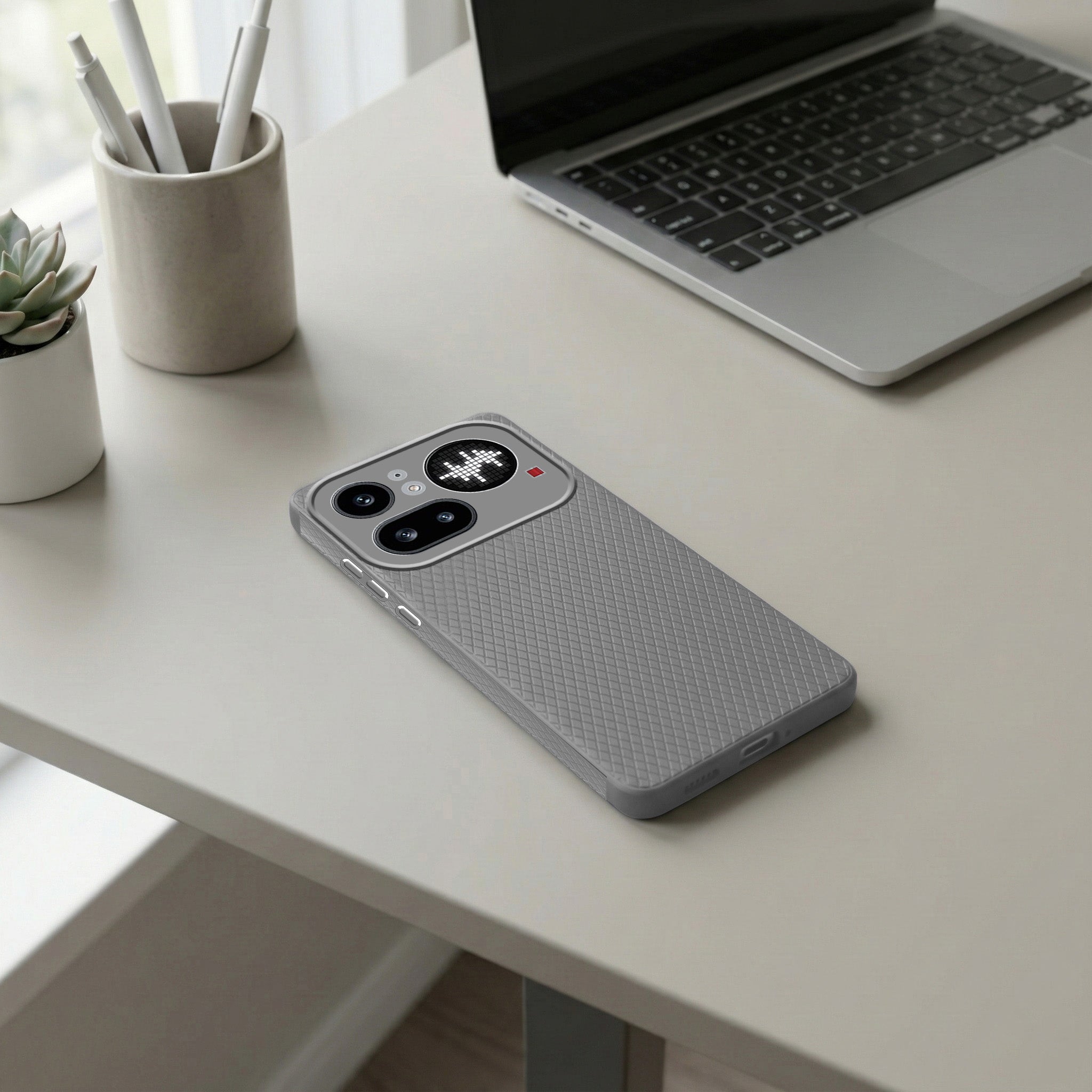 For Nothing Phone 4A Pro 5G Back Cover Case Liquid Silicone (Camera Protection | Side Grip Texture | Soft and Flexible)