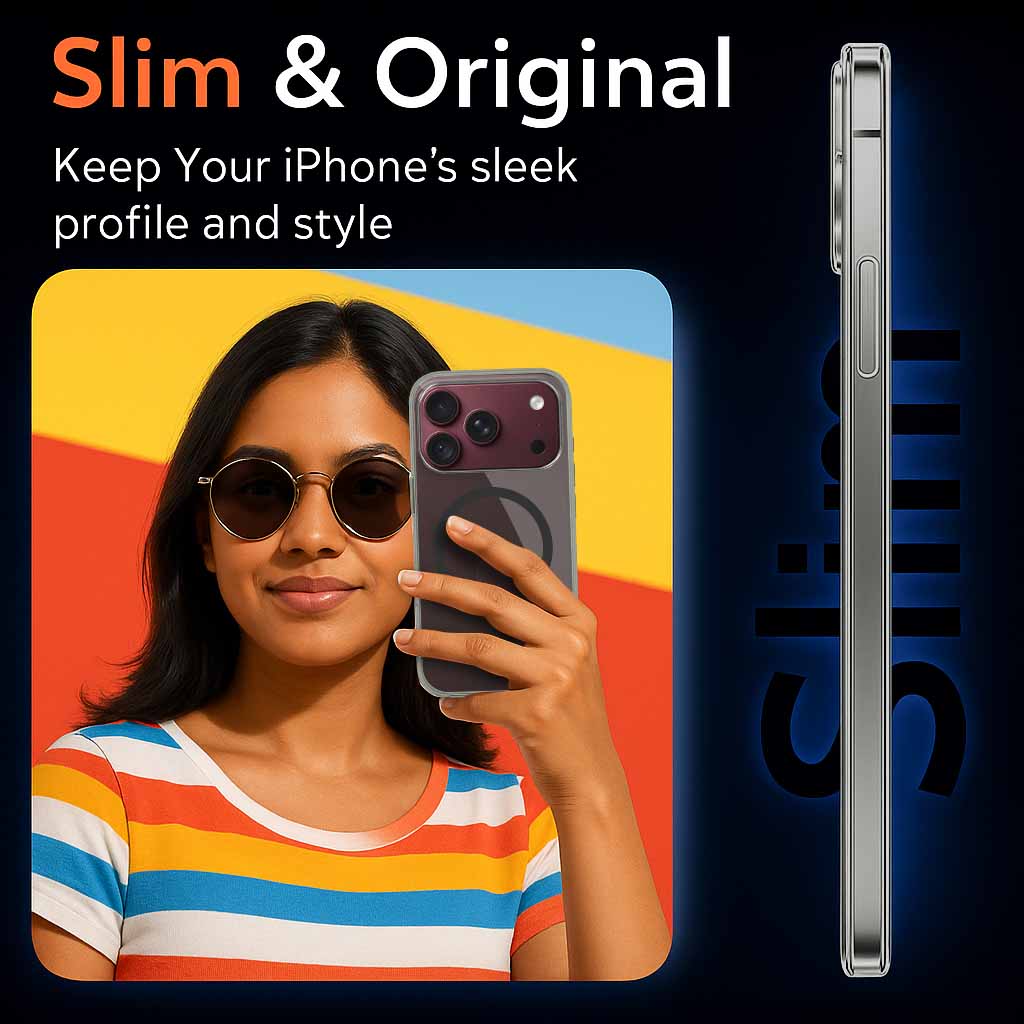 For Apple iPhone 18 Pro Back Cover Case Lifetime Anti-Yellow MagSafe Compatible Clear (Sleek Hard Crystal | Shockproof and Camera Protection)