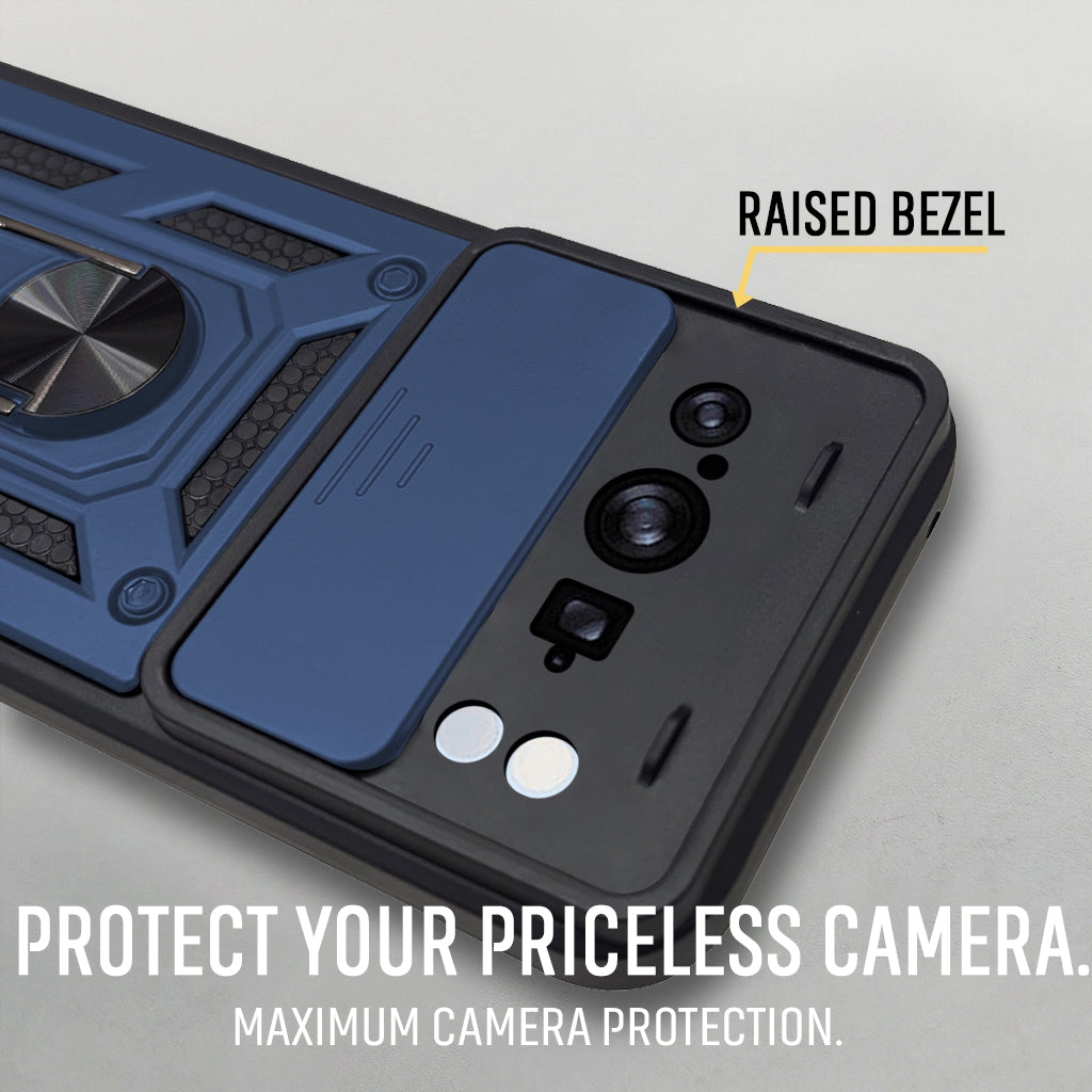 For Google Pixel 8 Pro Back Cover Case (Hybrid Dual Armor Polycarbonate)