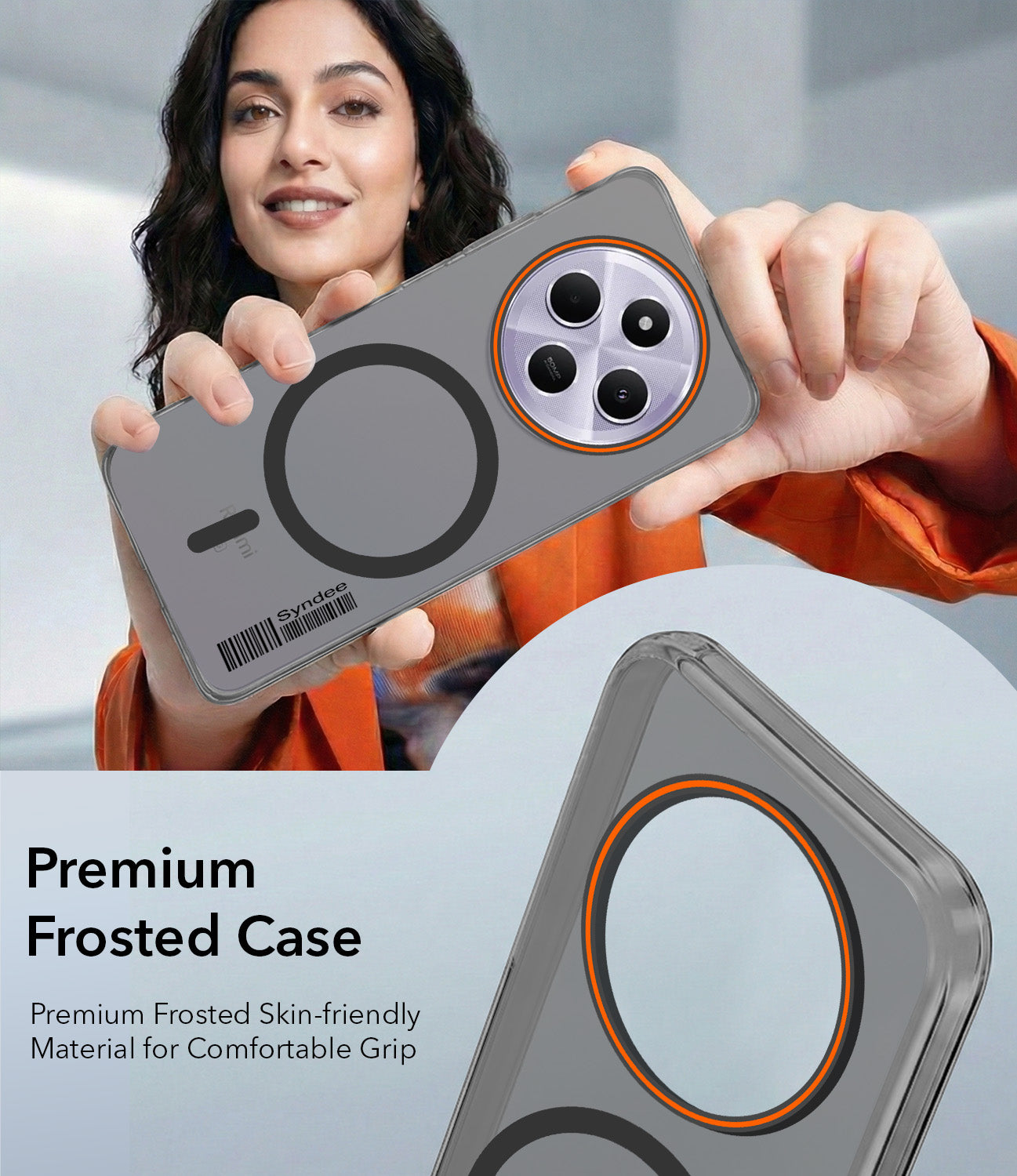 For Redmi A4 5G | Xiaomi Redmi 14C Back Cover Case (Soft Touch | Camera Bump Protection | MagSafe Compatible | Matte Finish)