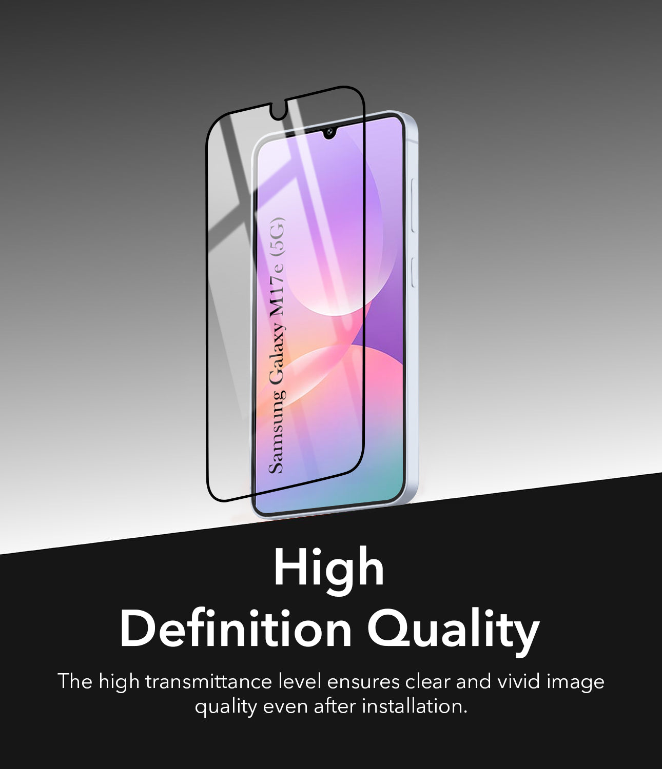 (Pack of 2) Tempered Glass For Samsung Galaxy M17e Military-Grade Gorilla  Screen Protector (Shatterproof HD Clarity | Oleophobic Coating | 3D Precision Cut)