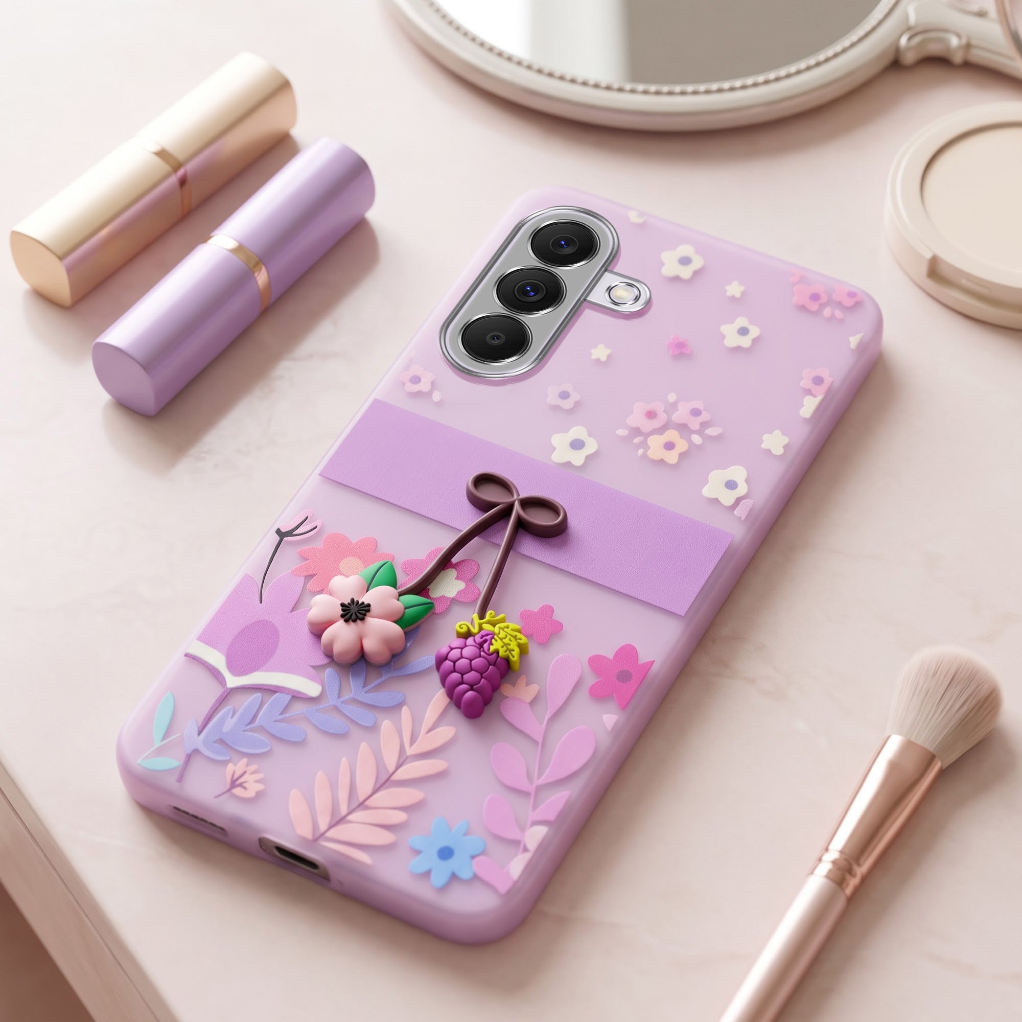 For Samsung Galaxy A37 5G Back Cover Case (3D Cute Cartoons | Hard Back Side Soft | Matte Premium Finish | HD Printing)