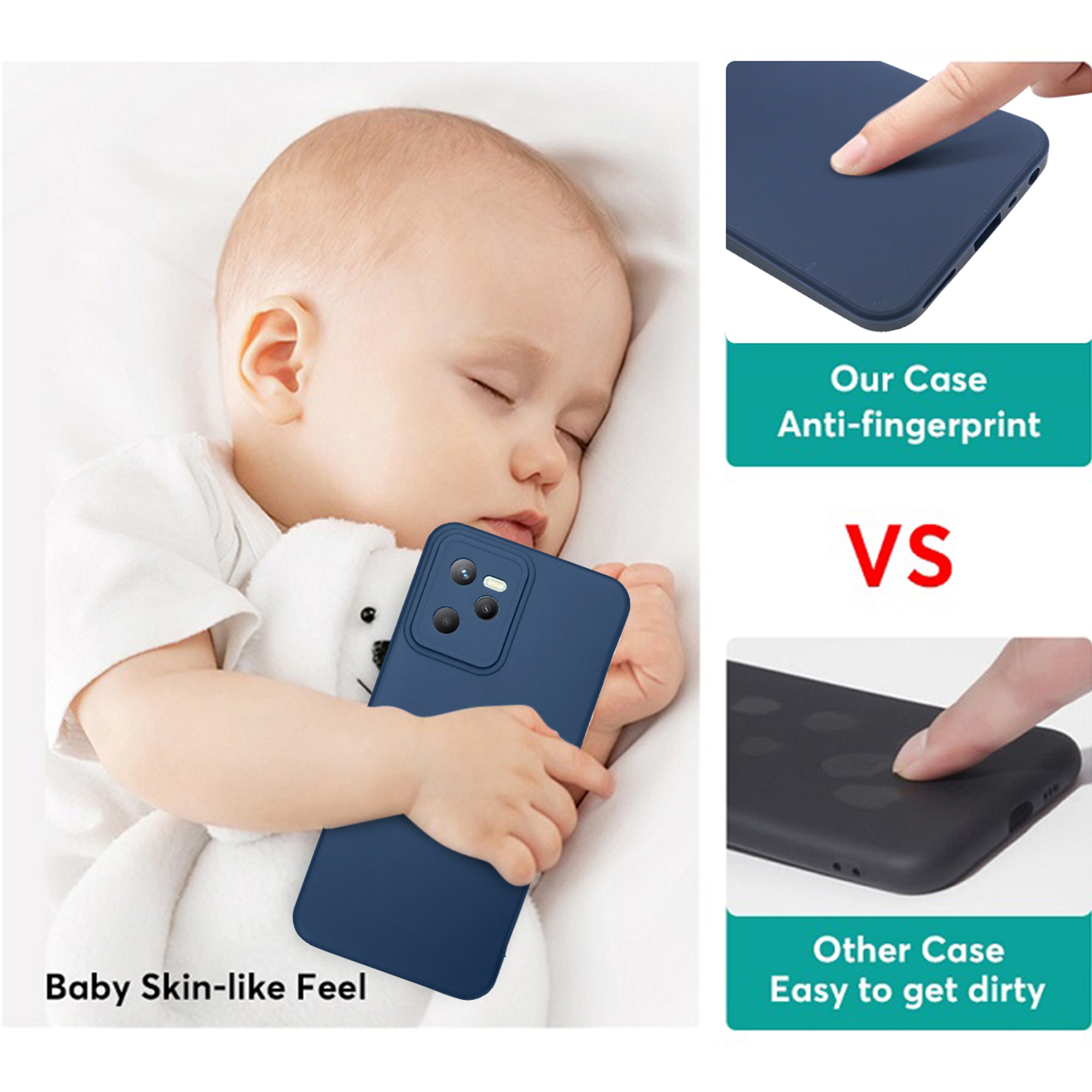 For Realme 16 Back Cover Case (Matte Finish Silicone with Inside Fiber cloth)