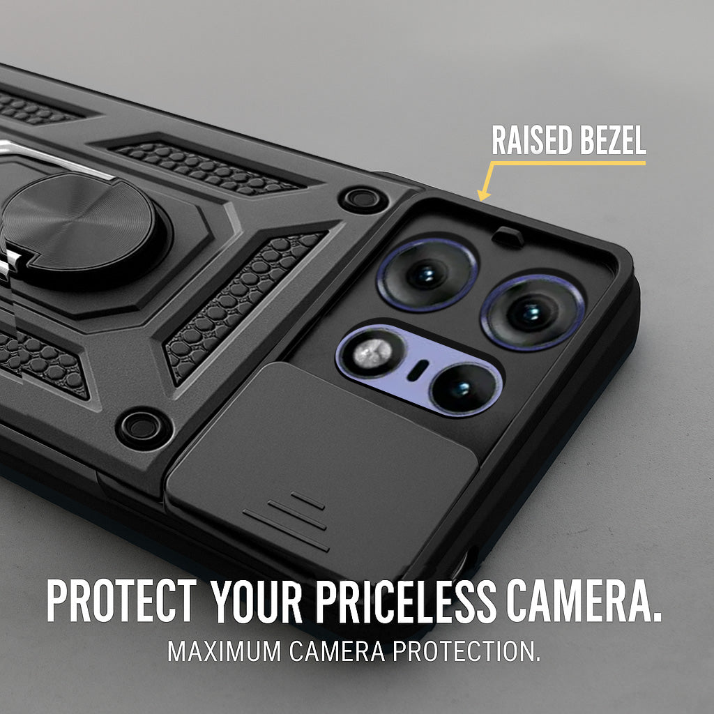 For Motorola Moto Edge 50 Pro Back Cover Case (Hybrid Dual Armor Polycarbonate)