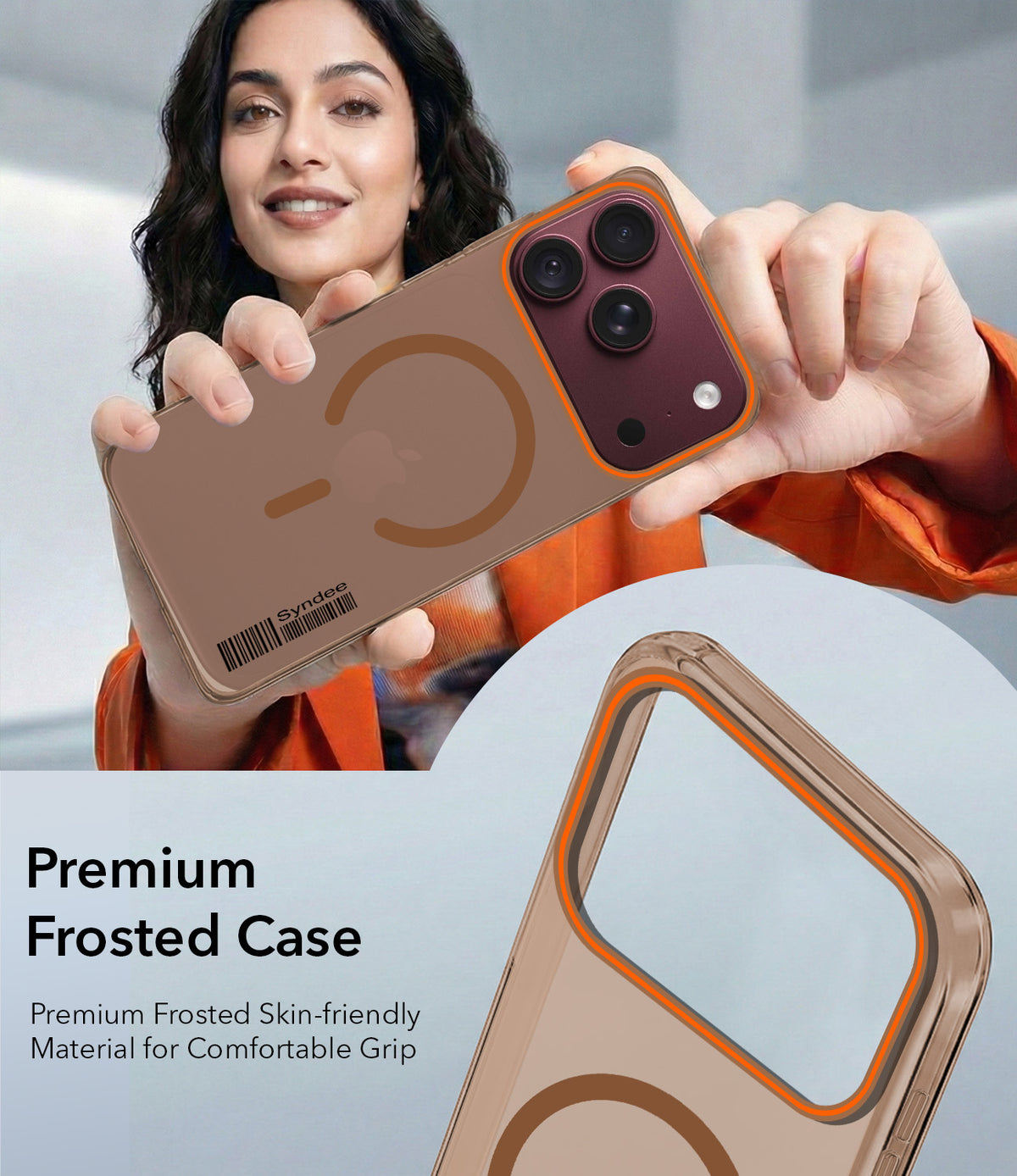 For Apple iPhone 18 Pro Max Back Cover Case (Soft Touch | Camera Bump Protection | MagSafe Compatible | Matte Finish)