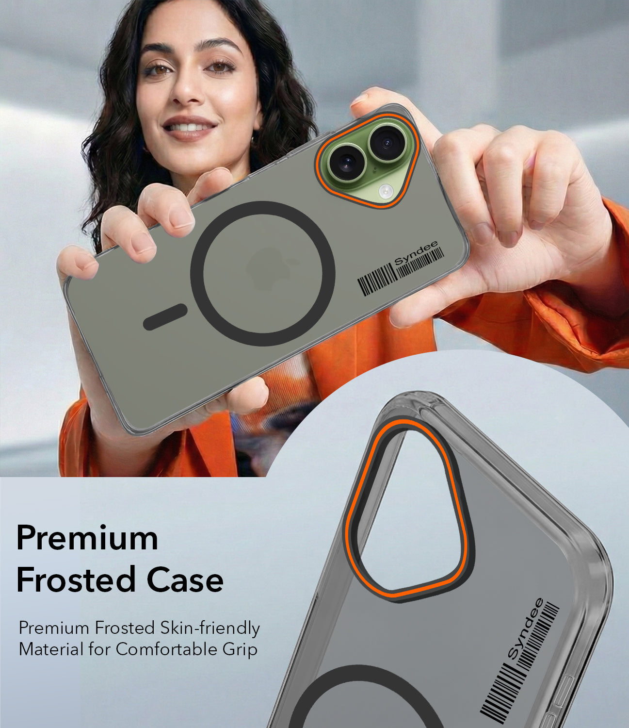 For Apple iPhone 17 Back Cover Case (Soft Touch | Camera Bump Protection | MagSafe Compatible | Matte Finish)