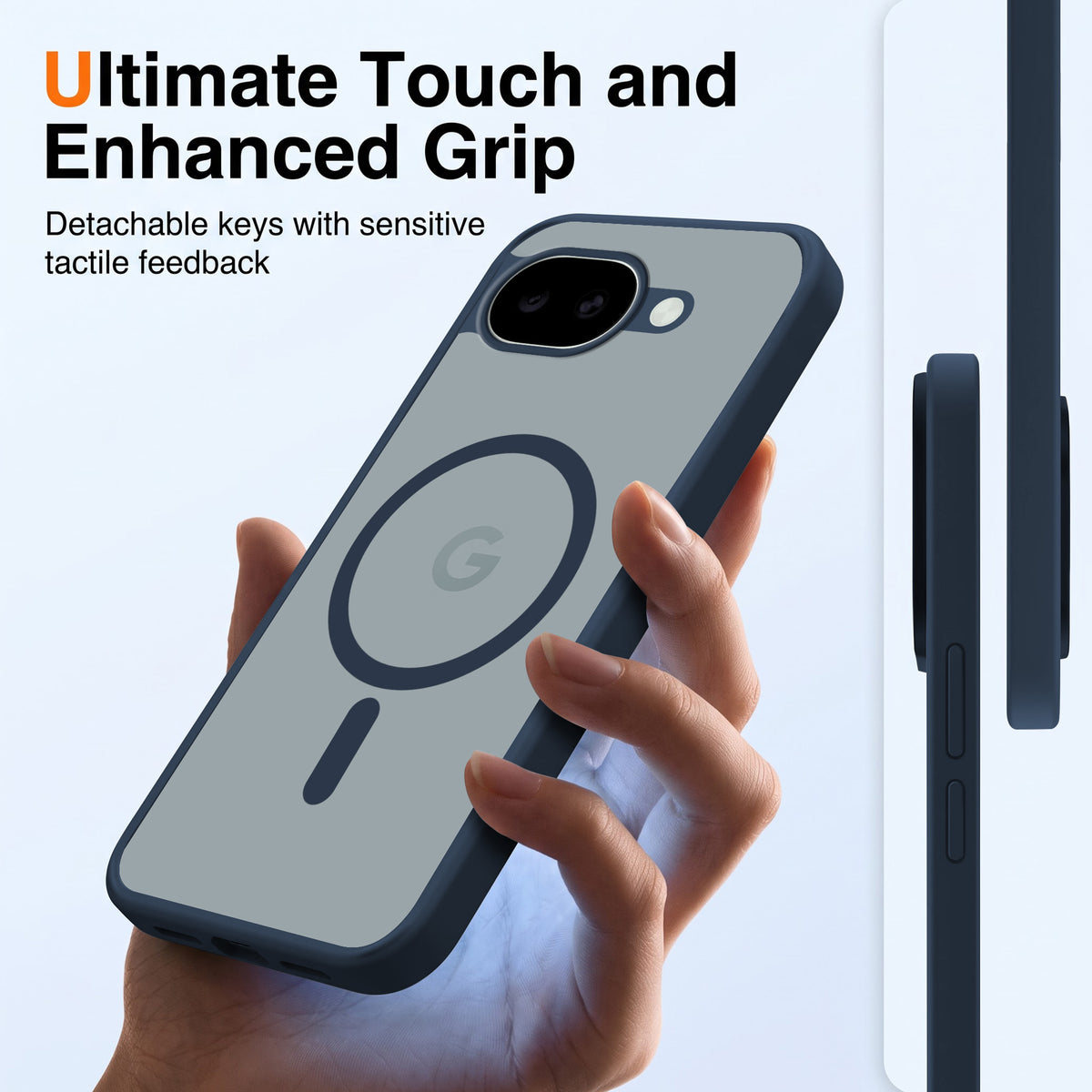 For Google Pixel 10a Matte Finish Back Case Cover (MagSafe Compatible | Translucent Soft Touch | Slim and Unbreakable)