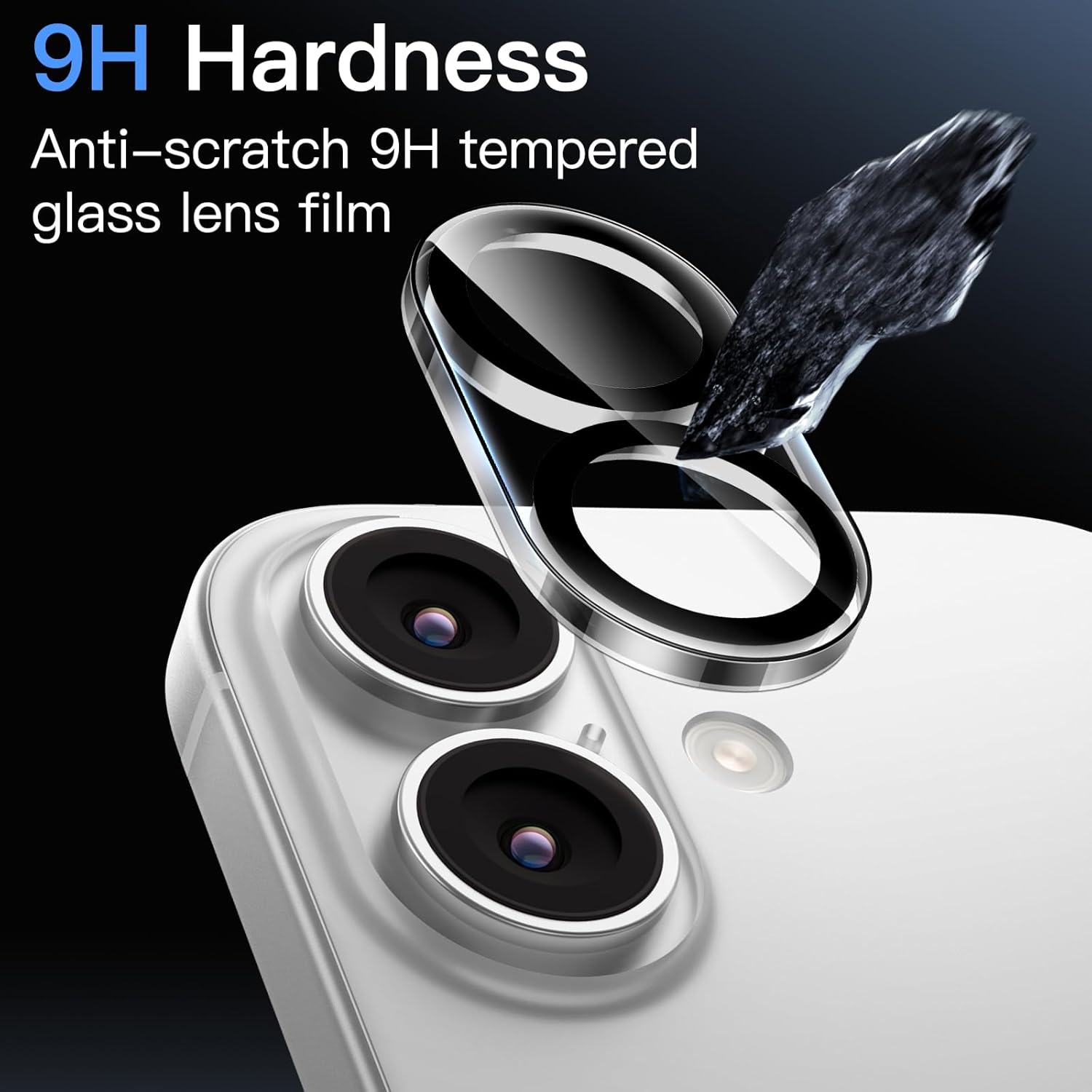 Camera Glass For Iphone 17 Tempered Glass, Scratch Resistant, Flash-Friendly Premium Lens Cover