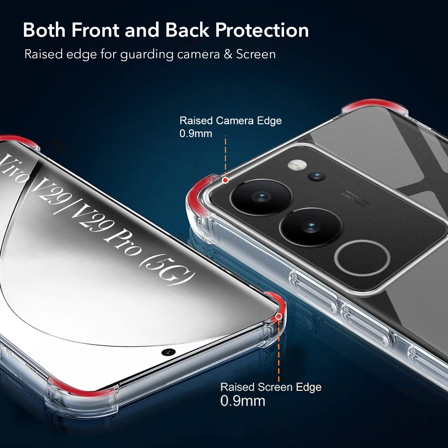 For Vivo V29 | Vivo V29 Pro 5G  Back Cover (Drop & Camera Protection | Hard Polycarbonate)