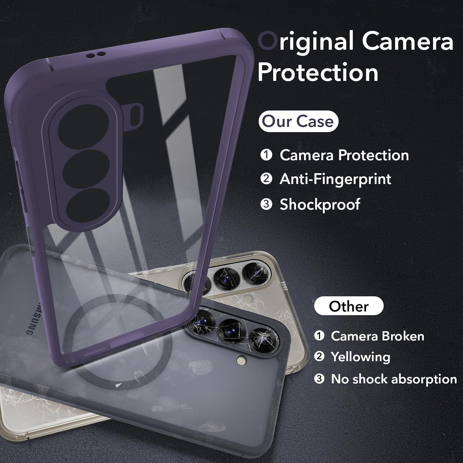 For Realme P4x Lite Back Cover Case Ultra-Hybrid (Lifetime Anti Yellow | Anti Scratch | Crystal Clear Shockproof)