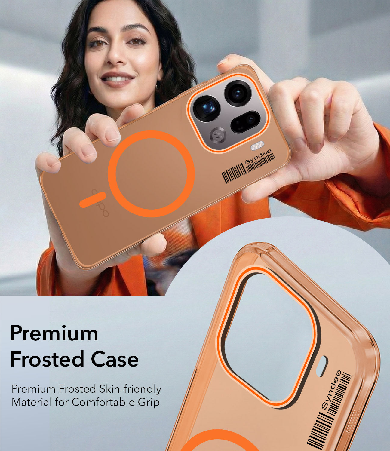 For Oppo Find X9 Pro Back Cover Case (Soft Touch | Camera Bump Protection | MagSafe Compatible | Matte Finish)