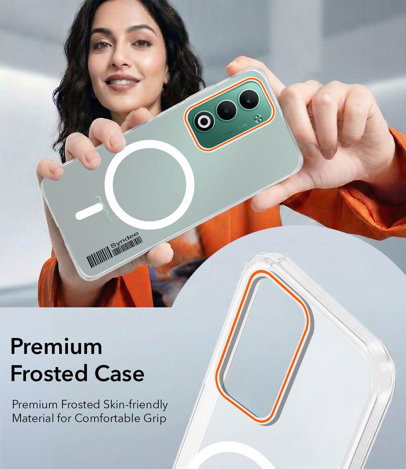 For Oppo A5 5G Back Cover Case (Soft Touch | Camera Bump Protection | MagSafe Compatible | Matte Finish)
