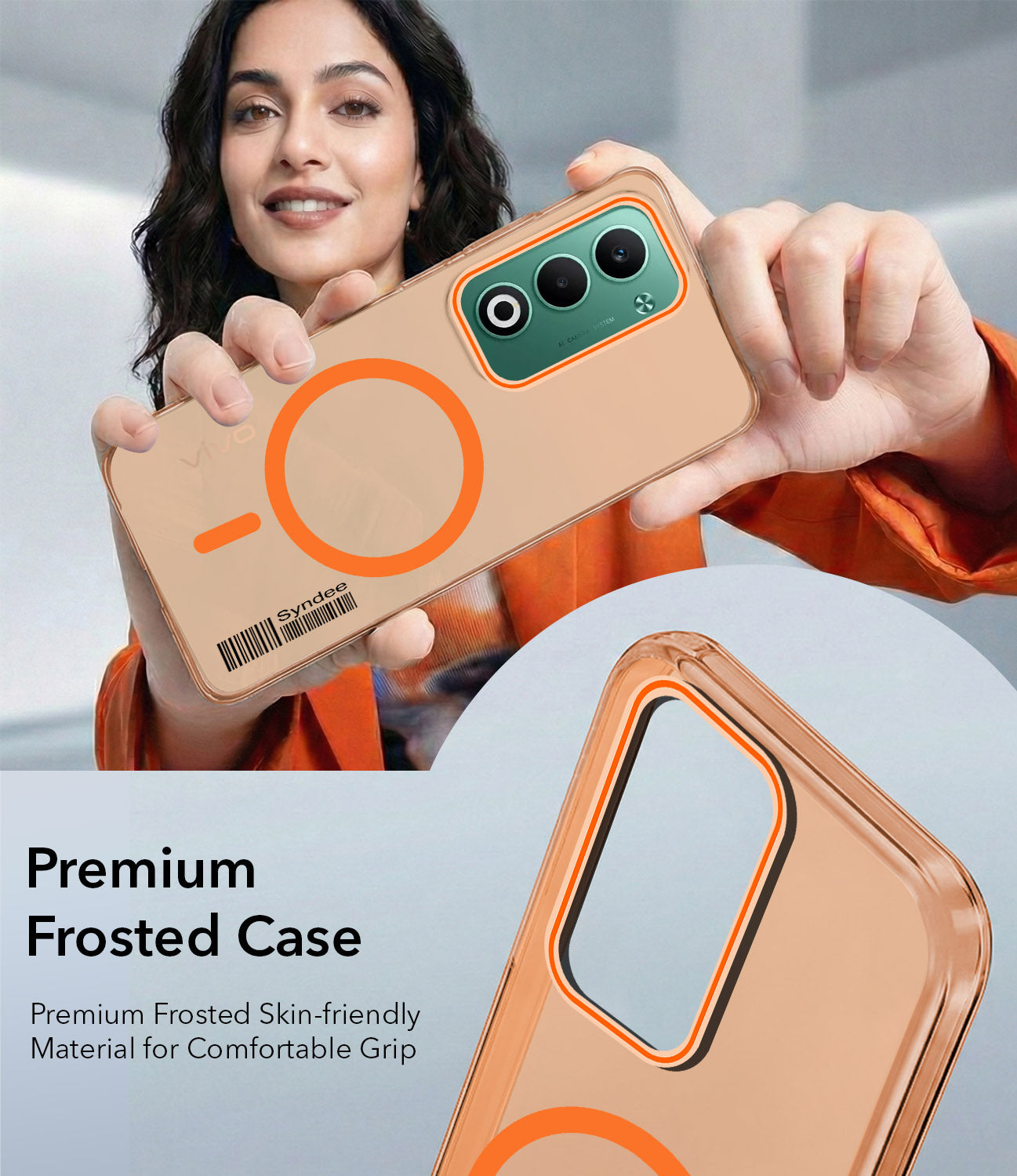For Oppo A5 5G Back Cover Case (Soft Touch | Camera Bump Protection | MagSafe Compatible | Matte Finish)