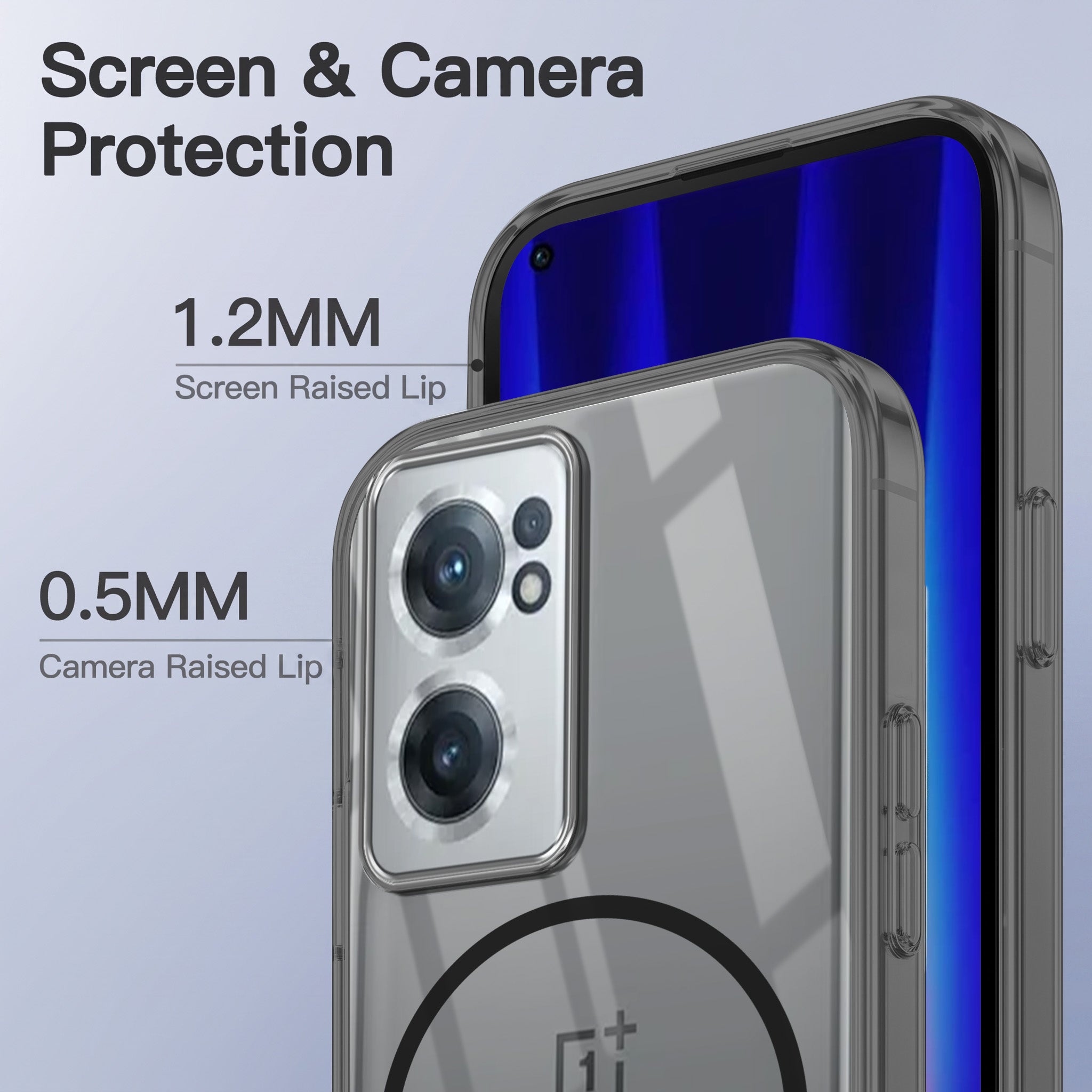 For OnePlus Nord CE 2 5G Back Case Cover Crystal Anti Yellow (Unbreakable PC | MagSafe Wireless Charging Support |Camera Protection Bump)