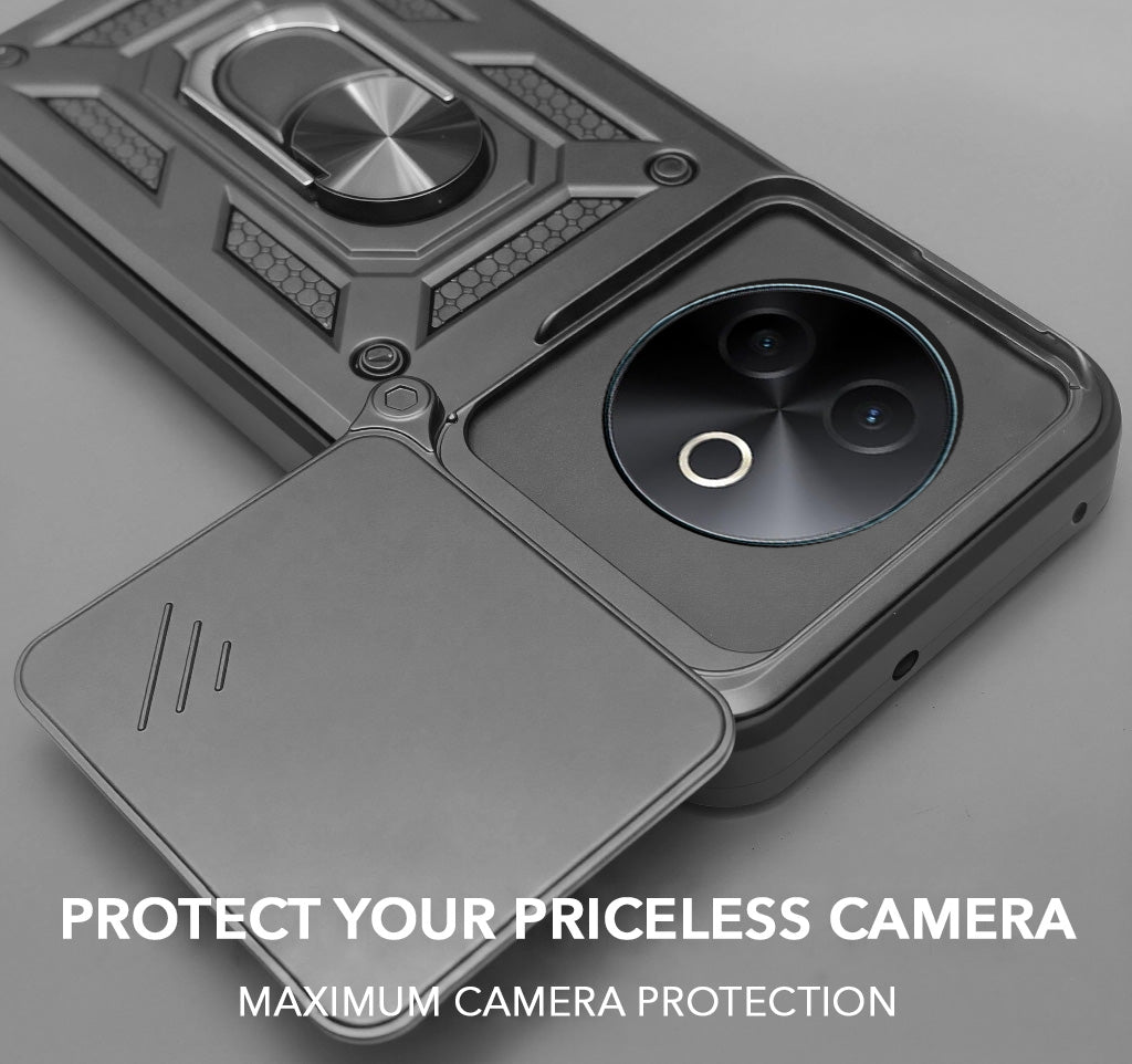 For Vivo Y39 Back Cover Case (Hybrid Dual Armor Polycarbonate)