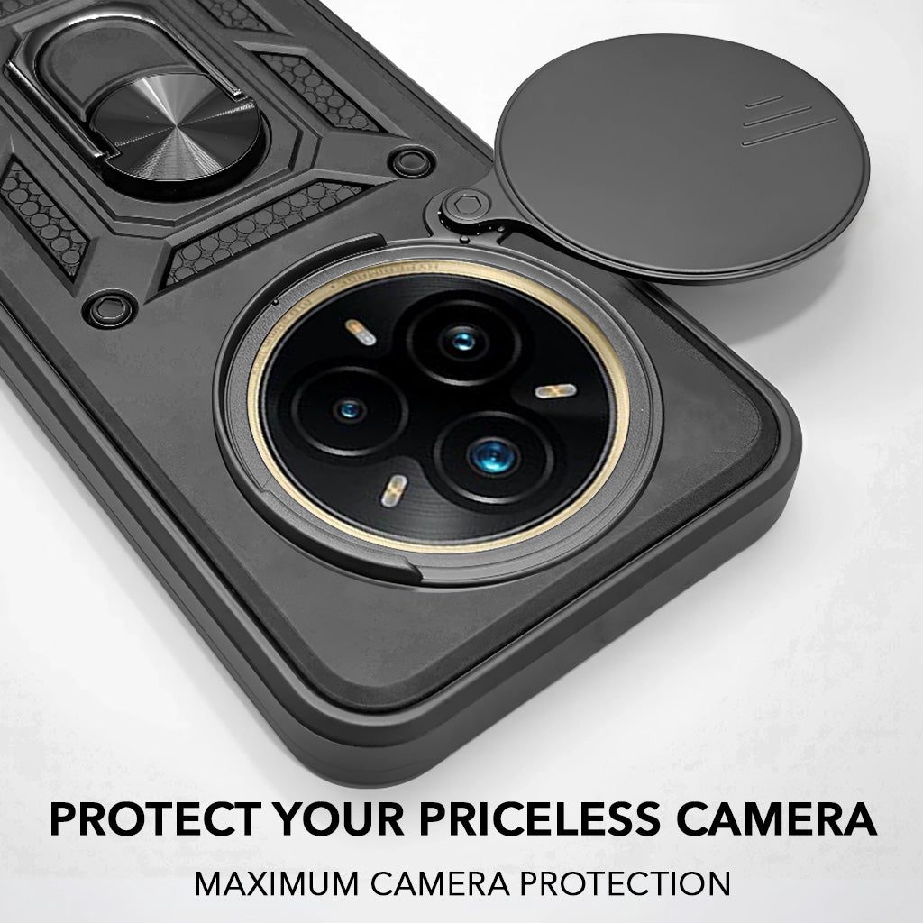 For Realme 14 Pro Plus 5G Back Cover Case (Hybrid Dual Armor Polycarbonate)