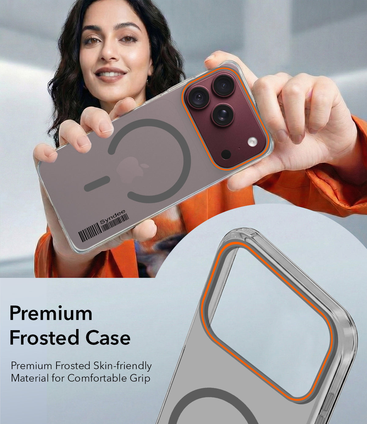 For Apple iPhone 18 Pro Max Back Cover Case (Soft Touch | Camera Bump Protection | MagSafe Compatible | Matte Finish)