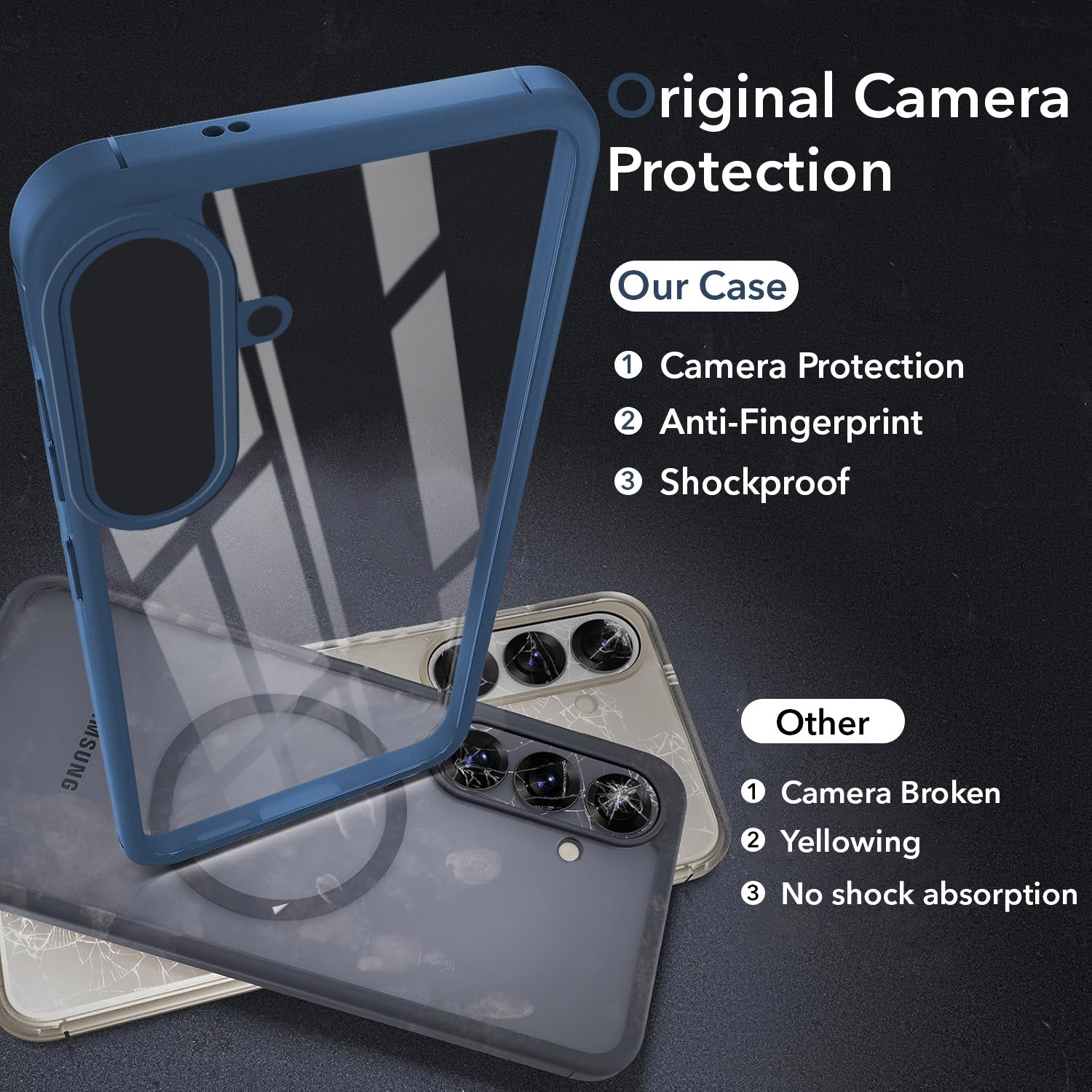 For Samsung Galaxy A37 5G Back Cover Case Ultra-Hybrid (Lifetime Anti Yellow | Anti Scratch | Crystal Clear Shockproof)