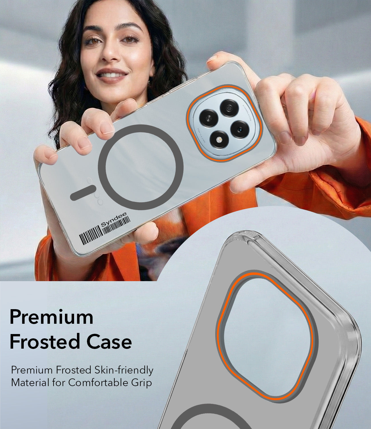 For Oppo F29 Back Cover Case (Soft Touch | Camera Bump Protection | MagSafe Compatible | Matte Finish)
