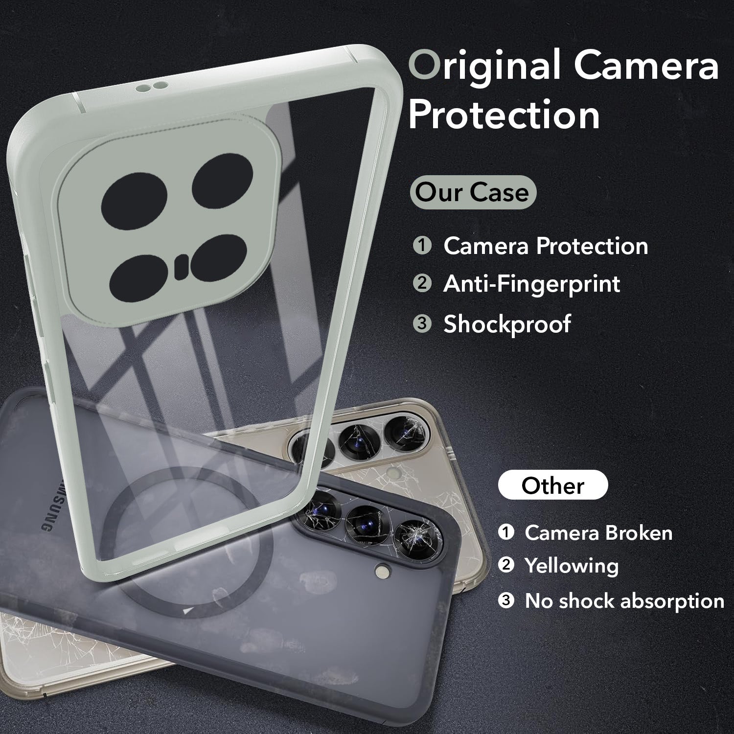 For Vivo iQOO 15 5G Back Cover Case Ultra-Hybrid (Lifetime Anti Yellow | Anti Scratch | Crystal Clear Shockproof)