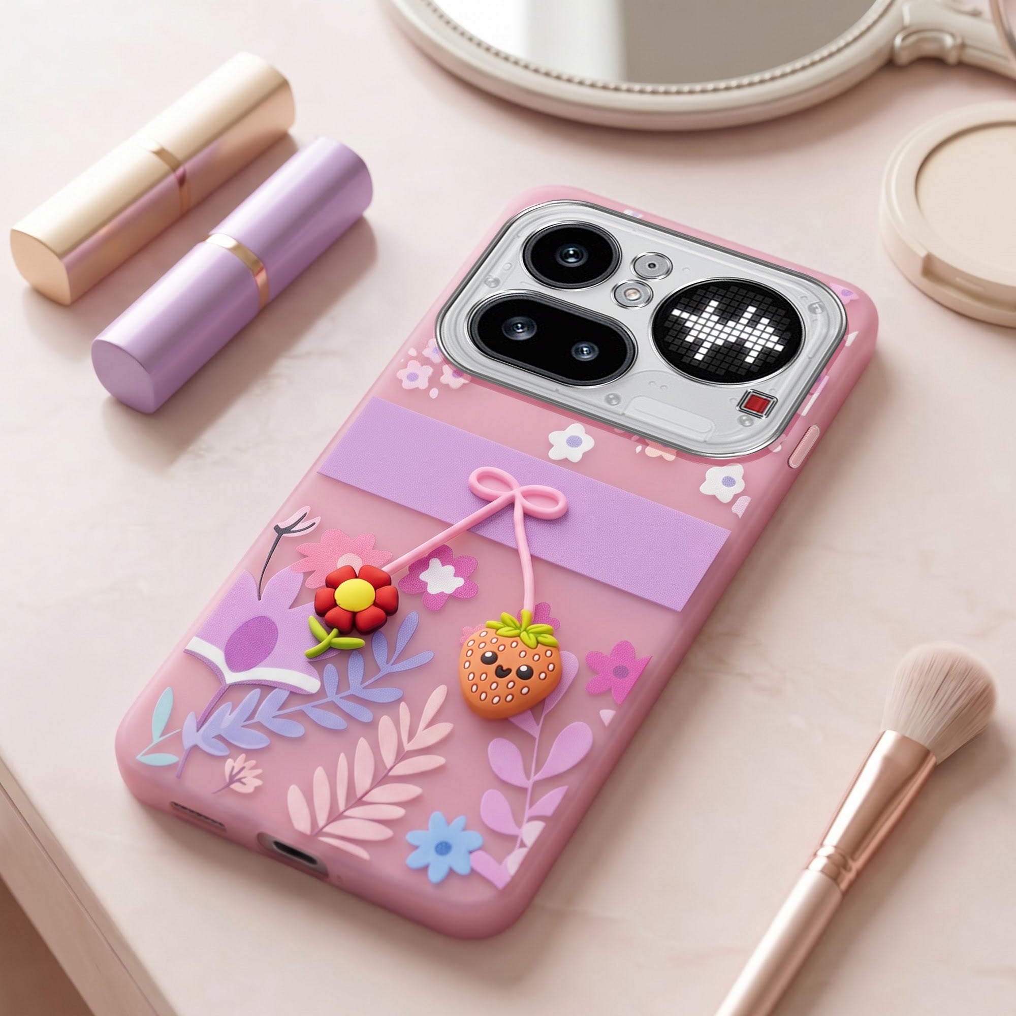 For Nothing Phone 4A Pro 5G Back Cover Case (3D Cute Cartoons | Hard Back Side Soft | Matte Premium Finish | HD Printing)