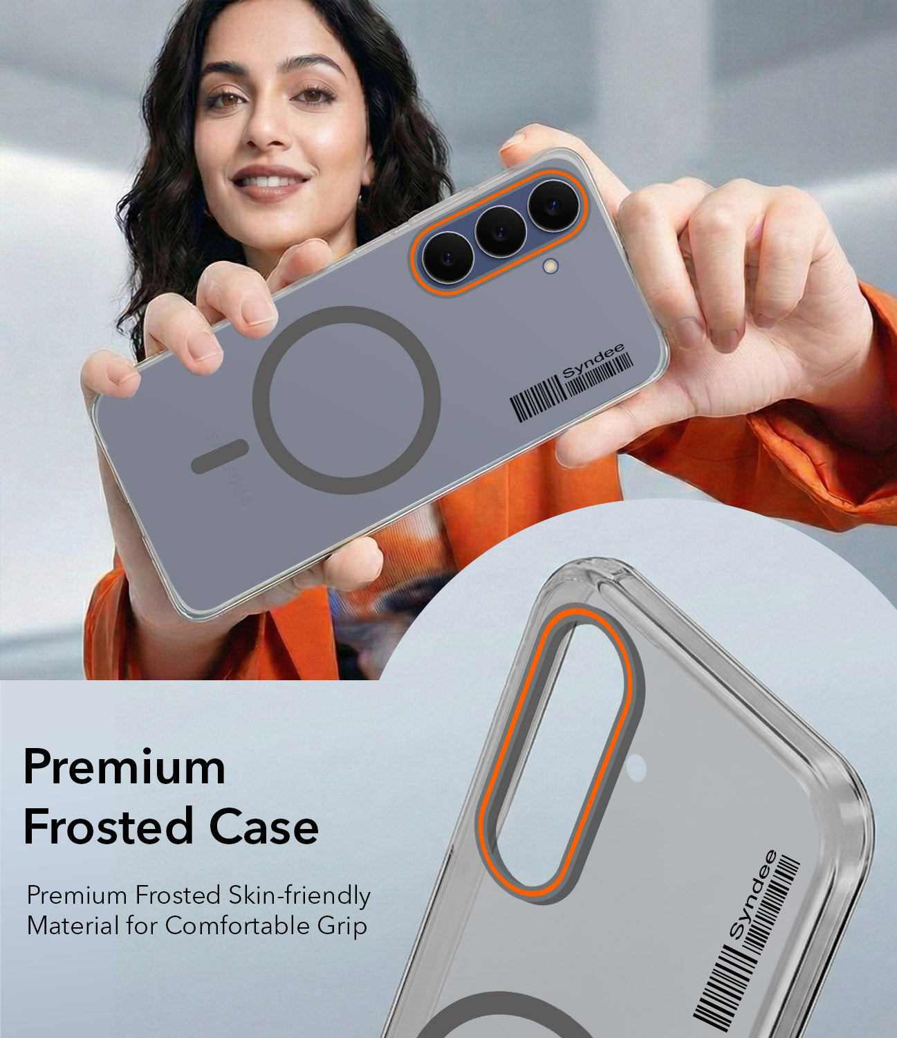 For Samsung Galaxy S25 FE Back Cover Case (Soft Touch | Camera Bump Protection | MagSafe Compatible | Matte Finish)