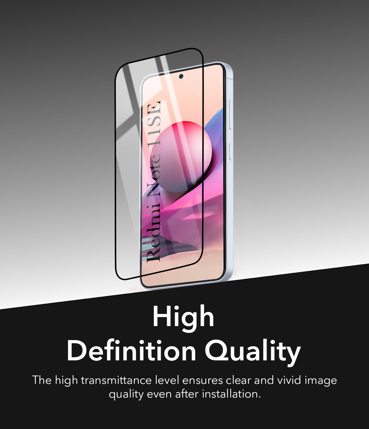 Tempered Glass For Redmi Note 11 SE Military-Grade Gorilla Screen Protector With Installation Kit | Shatterproof, Full Coverage, HD Clear, Scratch Resistant (Pack of 1)