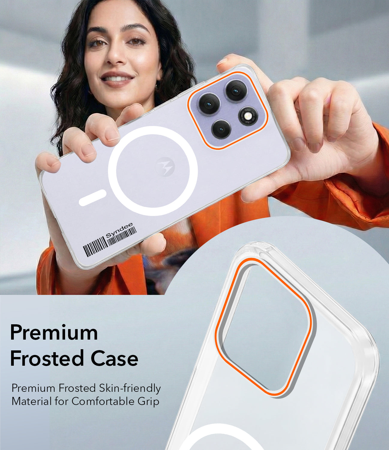 For Motorola Moto G86 Power Back Cover Case (Soft Touch | Camera Bump Protection | MagSafe Compatible | Matte Finish)