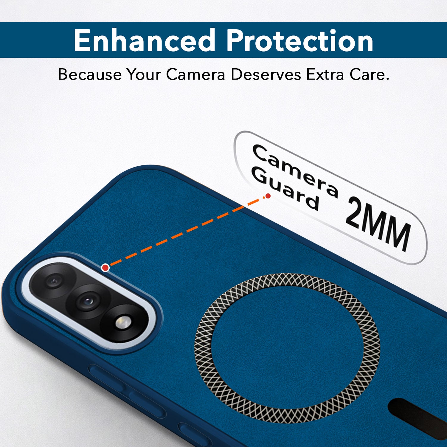 For Oneplus Nord 5 Back Cover Case Leather Finish (MagSafe Compatible Wireless Charging | Soft Touch | Camera Bump Protection)