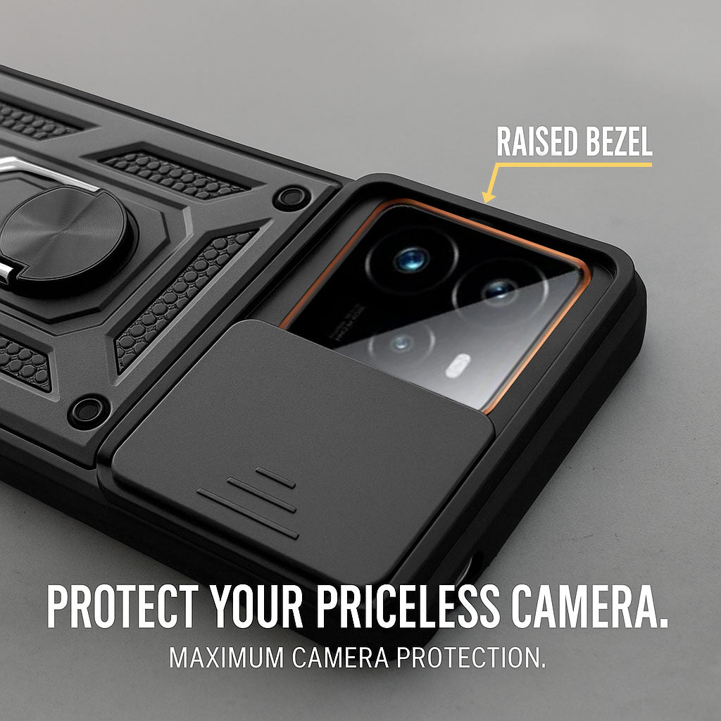 For Realme GT 7 Pro Back Cover Case (Hybrid Dual Armor Polycarbonate)