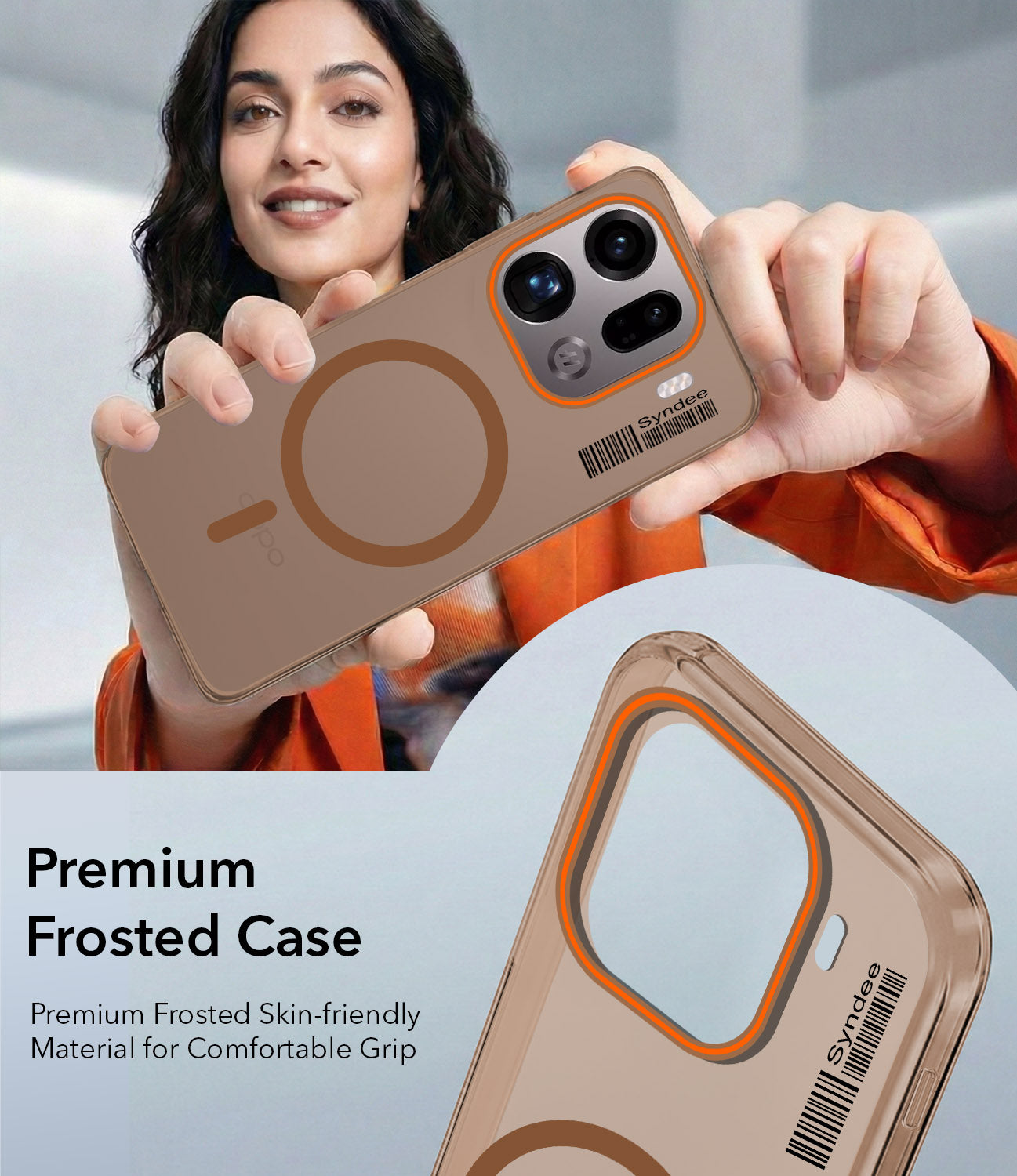 For Oppo Find X9 Pro Back Cover Case (Soft Touch | Camera Bump Protection | MagSafe Compatible | Matte Finish)