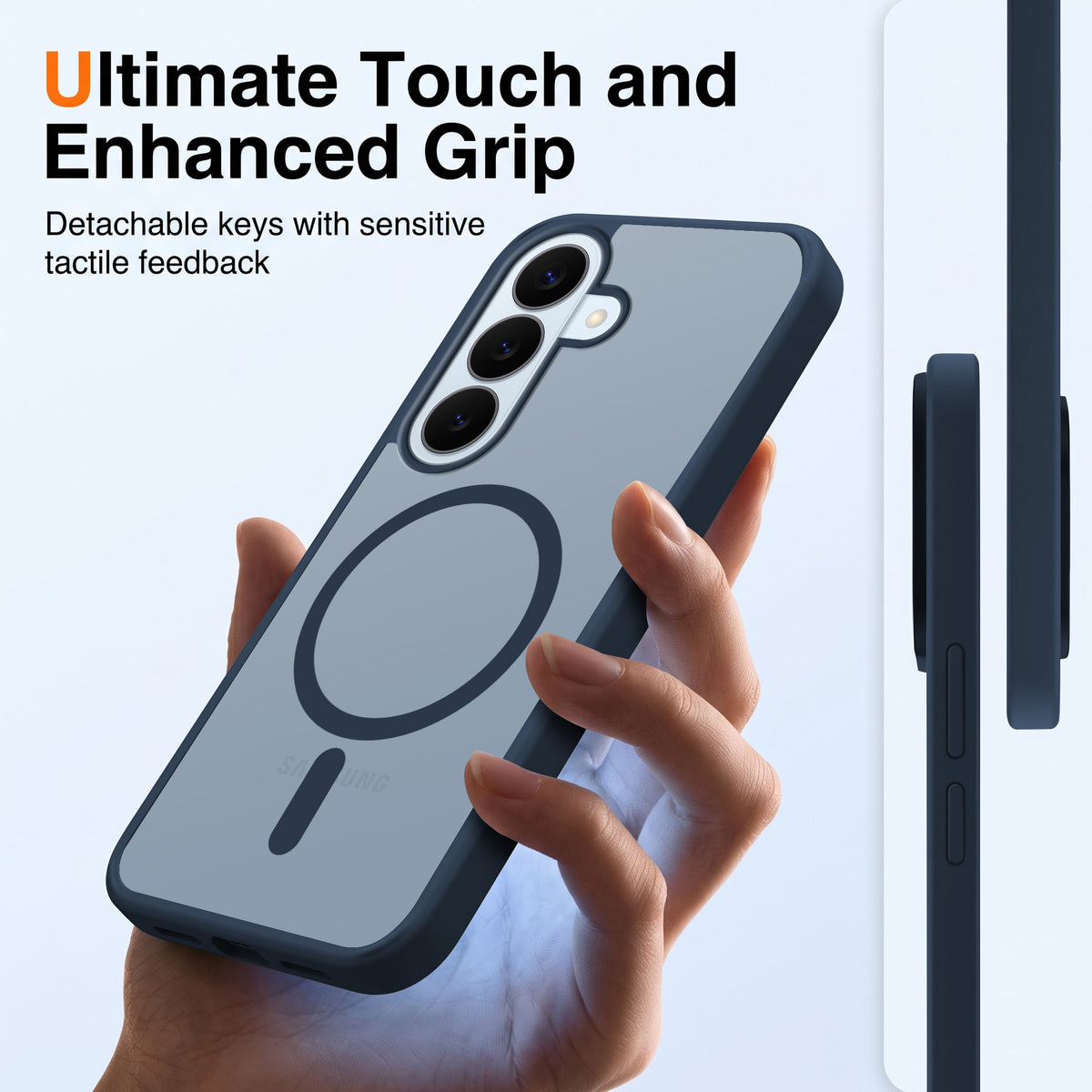 For Samsung Galaxy S26 5G Matte Finish Back Case Cover (MagSafe Compatible | Translucent Soft Touch | Slim and Unbreakable)