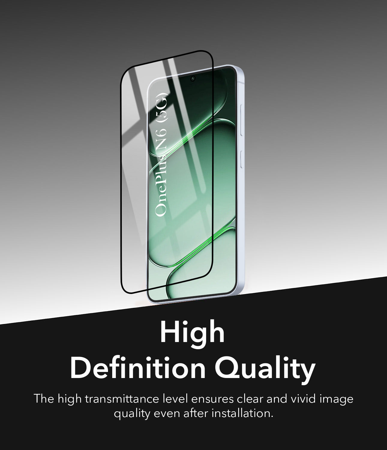 (Pack of 2) Tempered Glass For OnePlus N6 Military-Grade Gorilla Tempered Glass Screen Protector With Installation Kit | Shatterproof, Full Coverage, HD Clear, Scratch Resistant