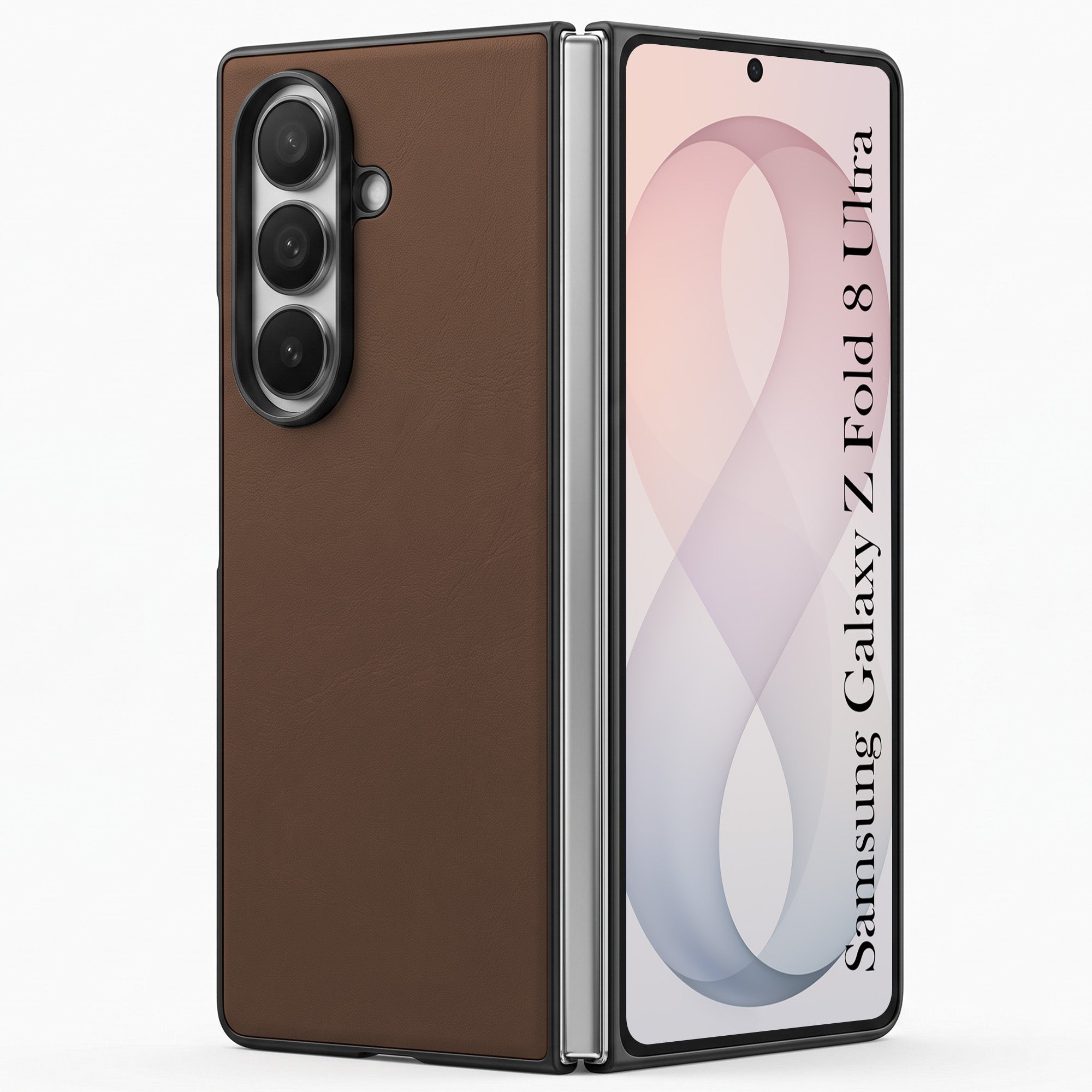 For Samsung Galaxy Z Fold 8 Ultra Premium Cover Case (Soft Leater Touch | Interior Protective Cloth | Slim 360* Protection)